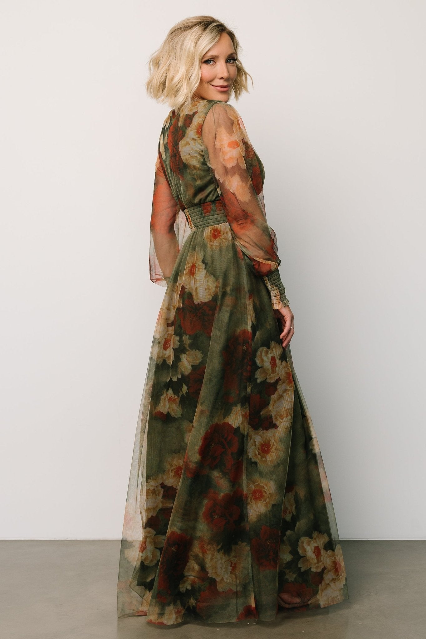 Layla Tulle Maxi Dress | Olive + Rust Buy Cheap Perfect