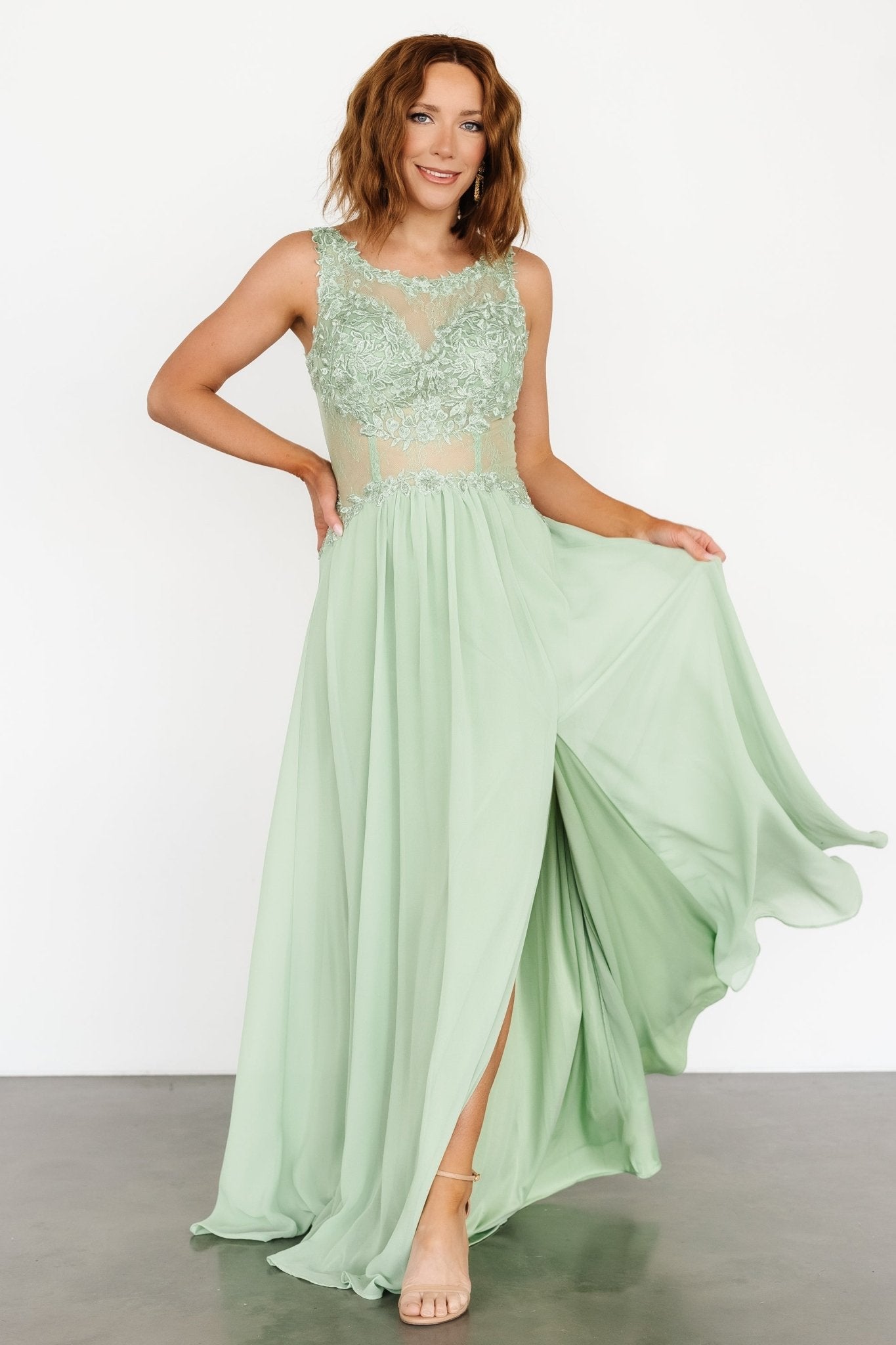 Konstantina Gown | Sage Discount Footlocker Pictures