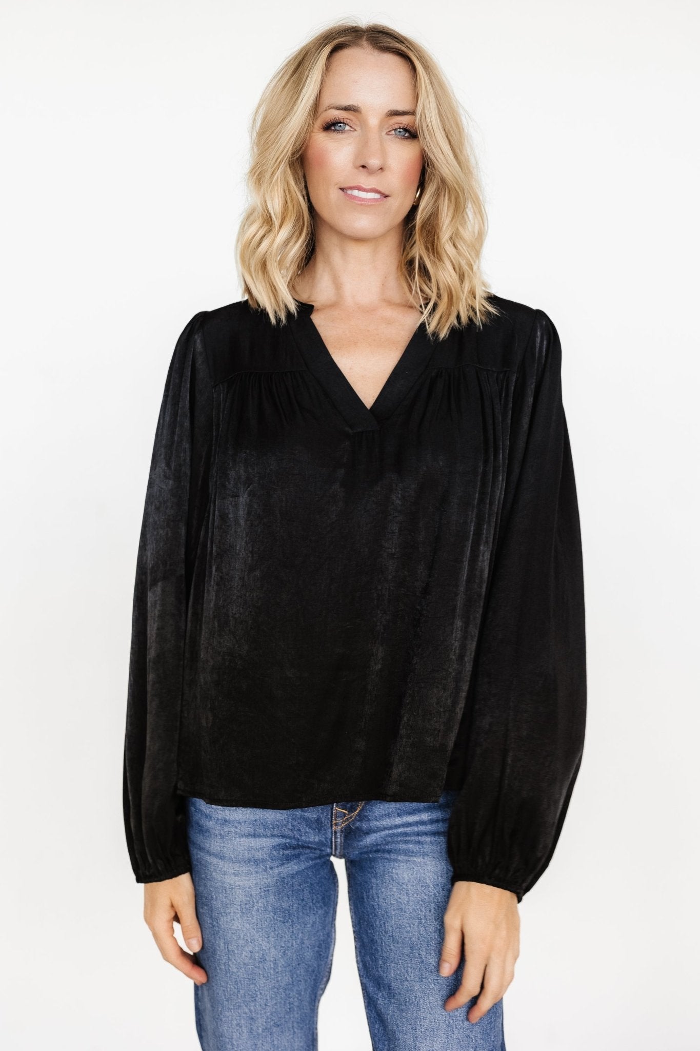 Alina Blouse | Black Cheap Sale Marketable