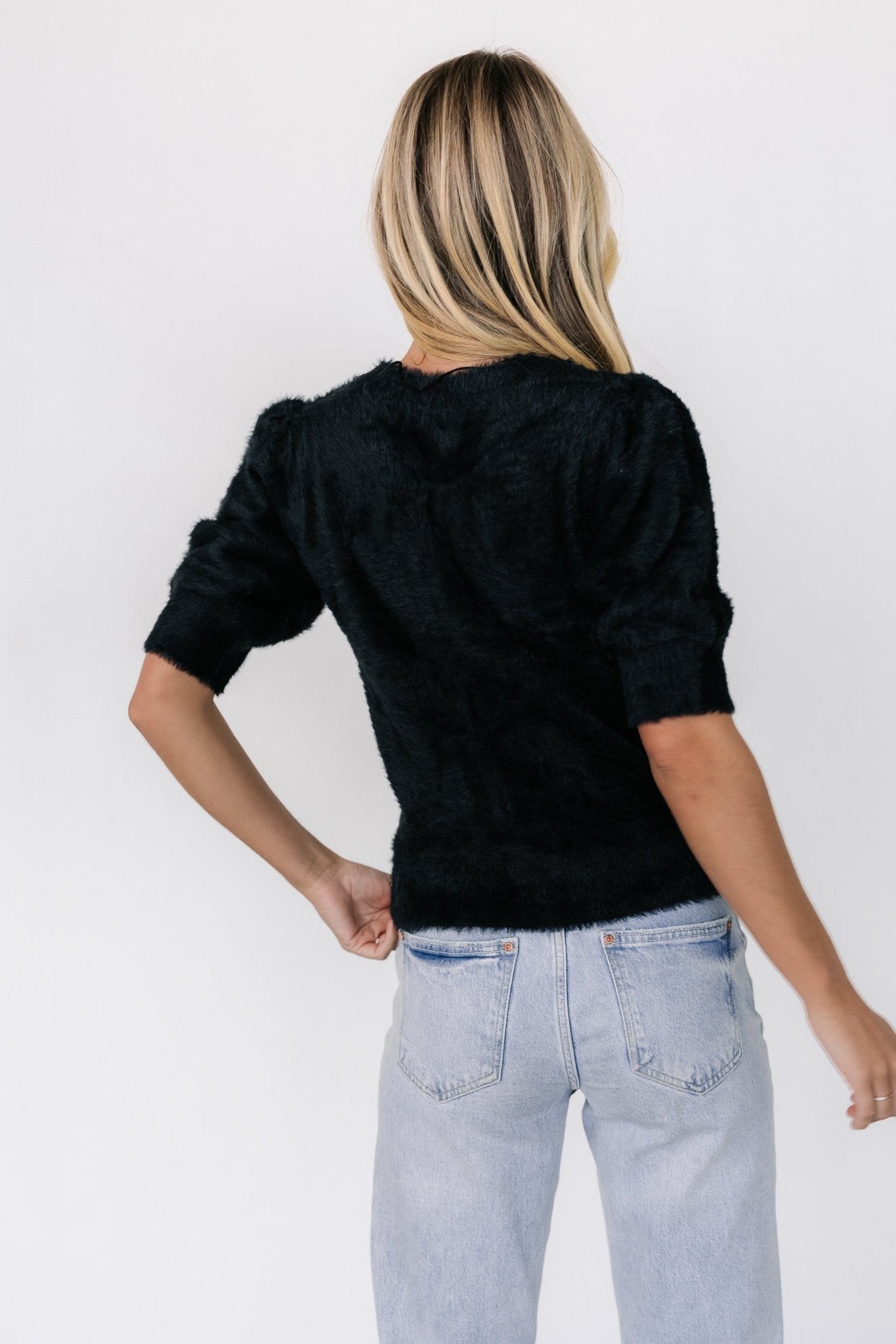 Vail Sweater Top | Black Free Shipping Genuine