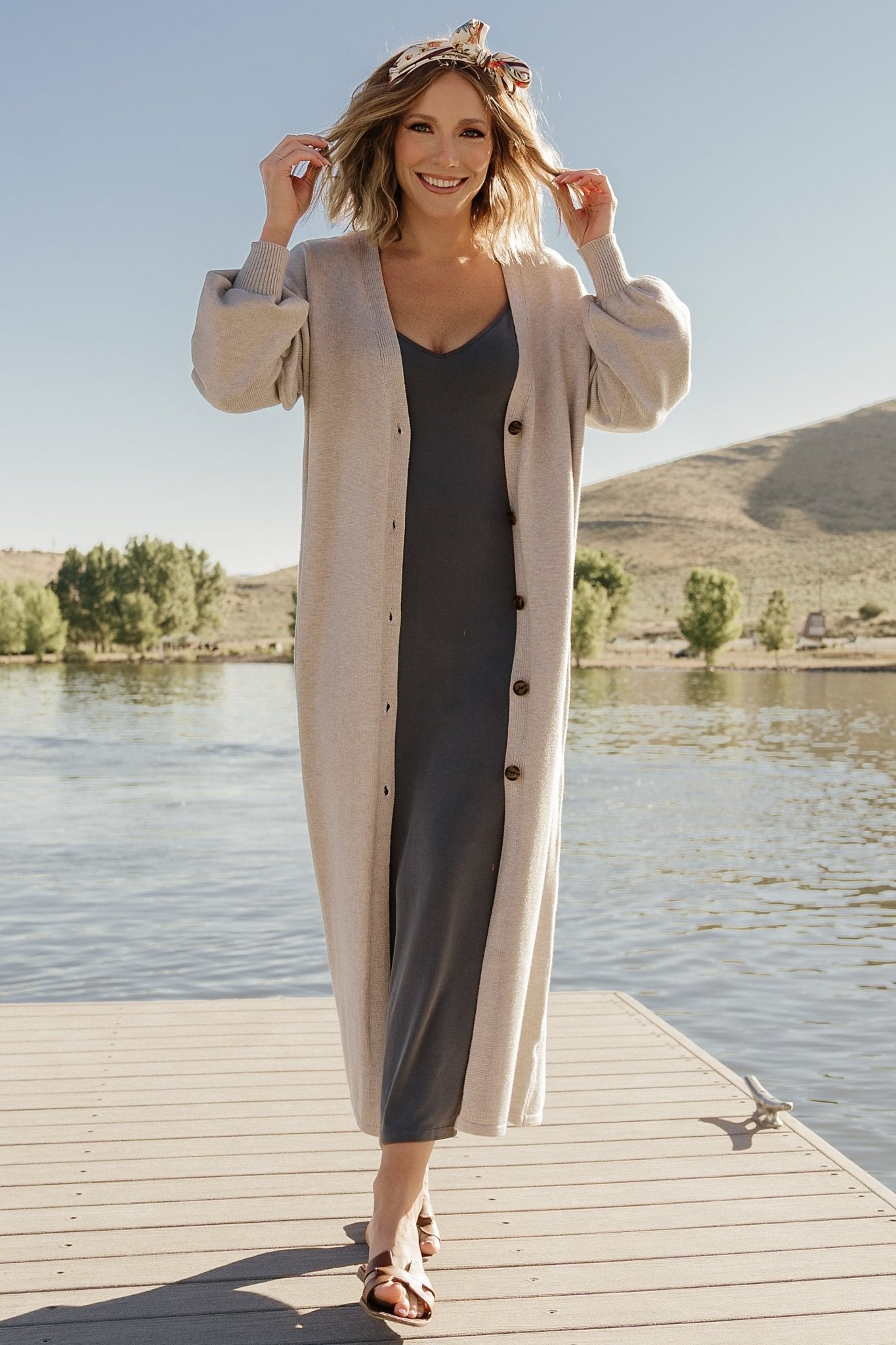 Ethel Long Cardigan | Gray Free Shipping Pick A Best