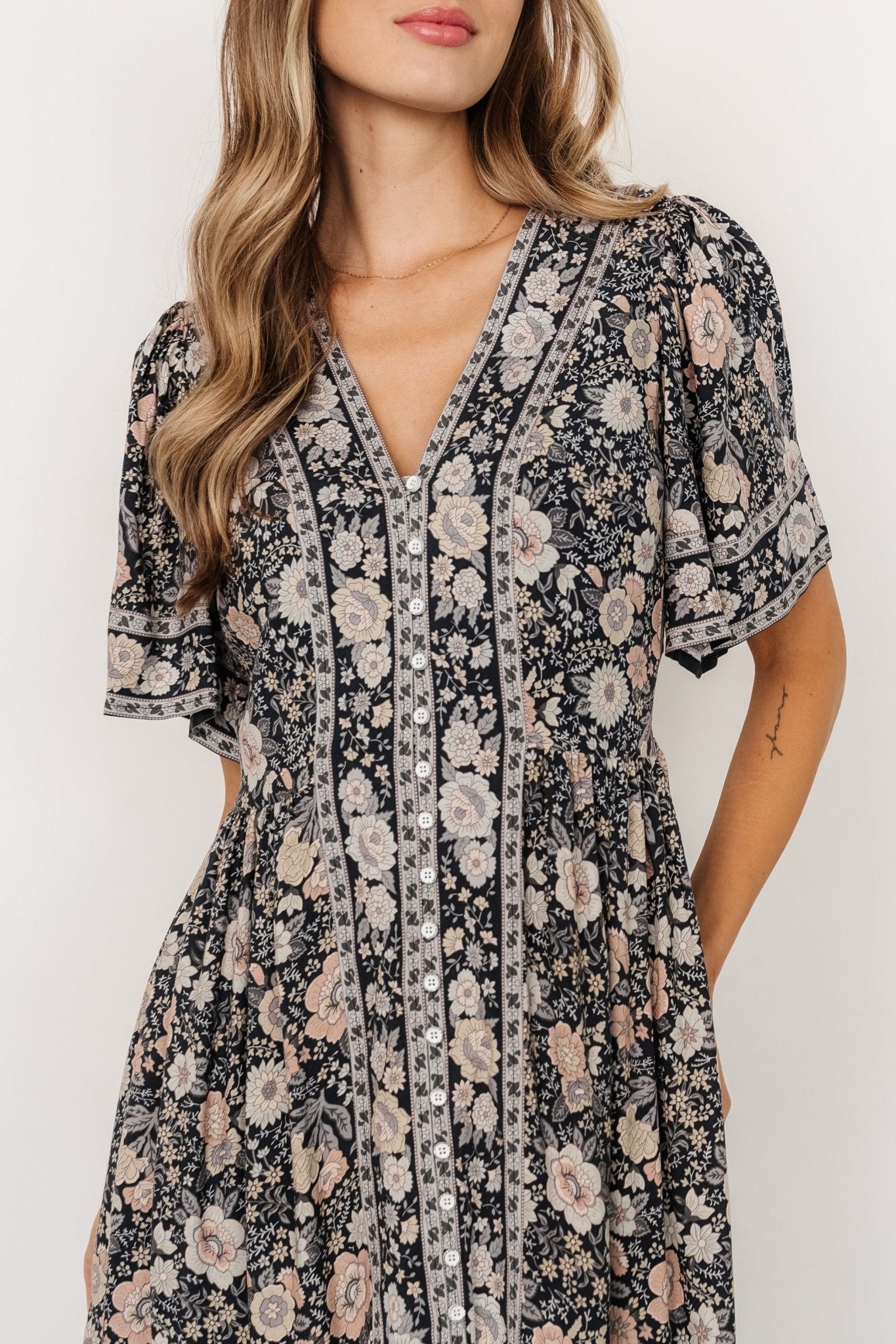 Cheryl Maxi Dress | Midnight Floral Free Shipping Finishline