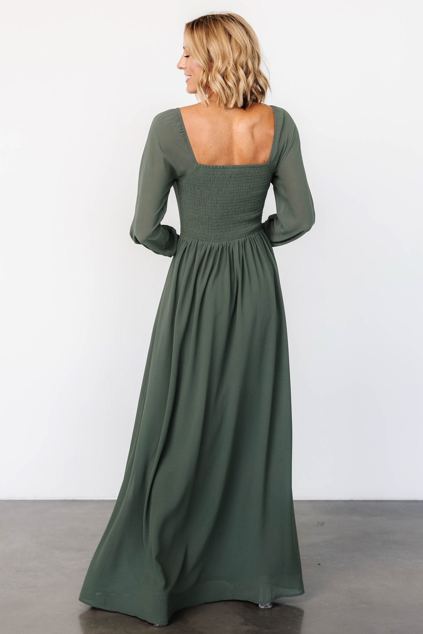 Giselle Maxi Dress | Dark Sage Cheap Sale With Paypal