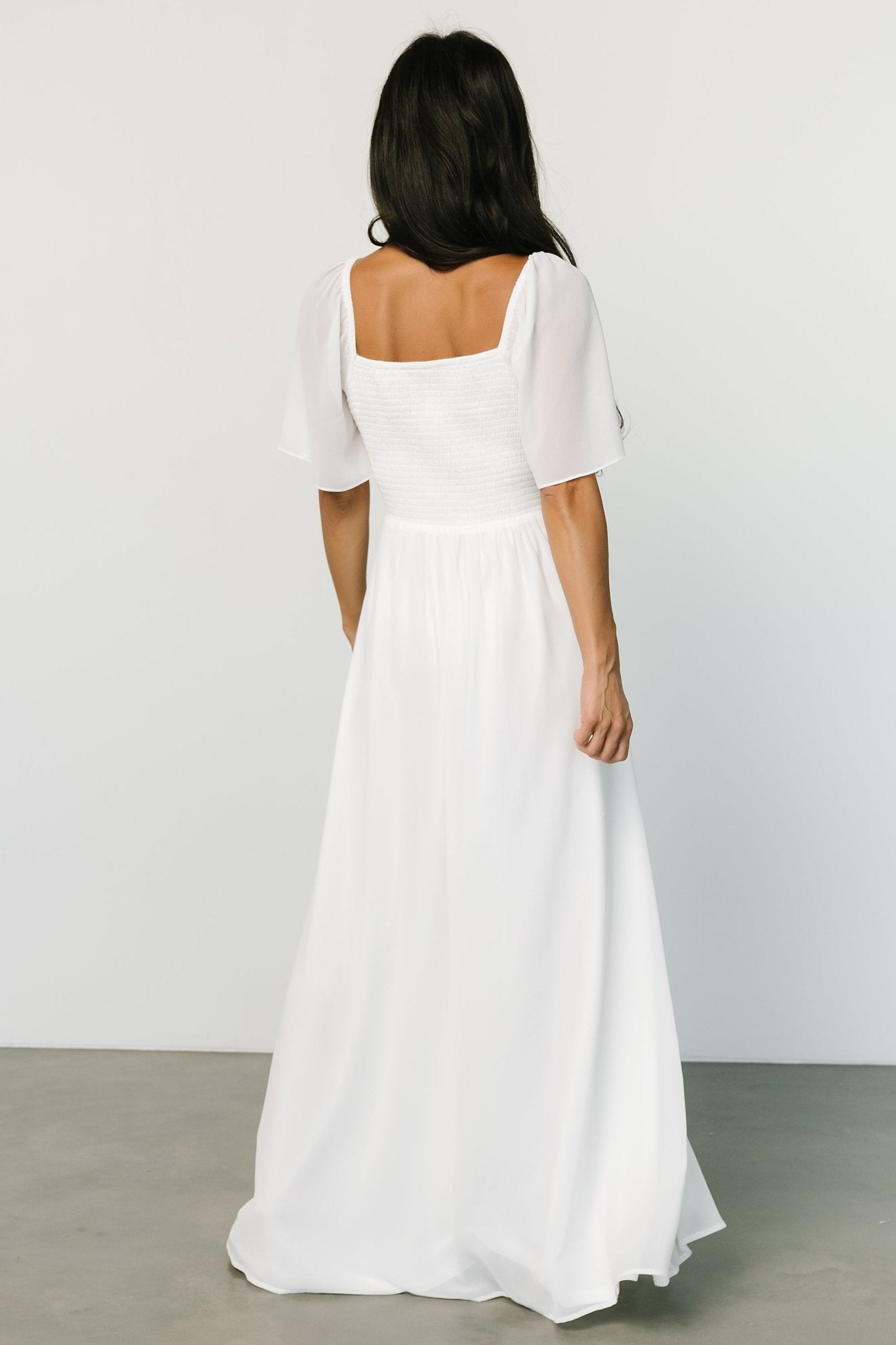 Sierra Sweetheart Maxi Dress | White Classic Cheap Pice