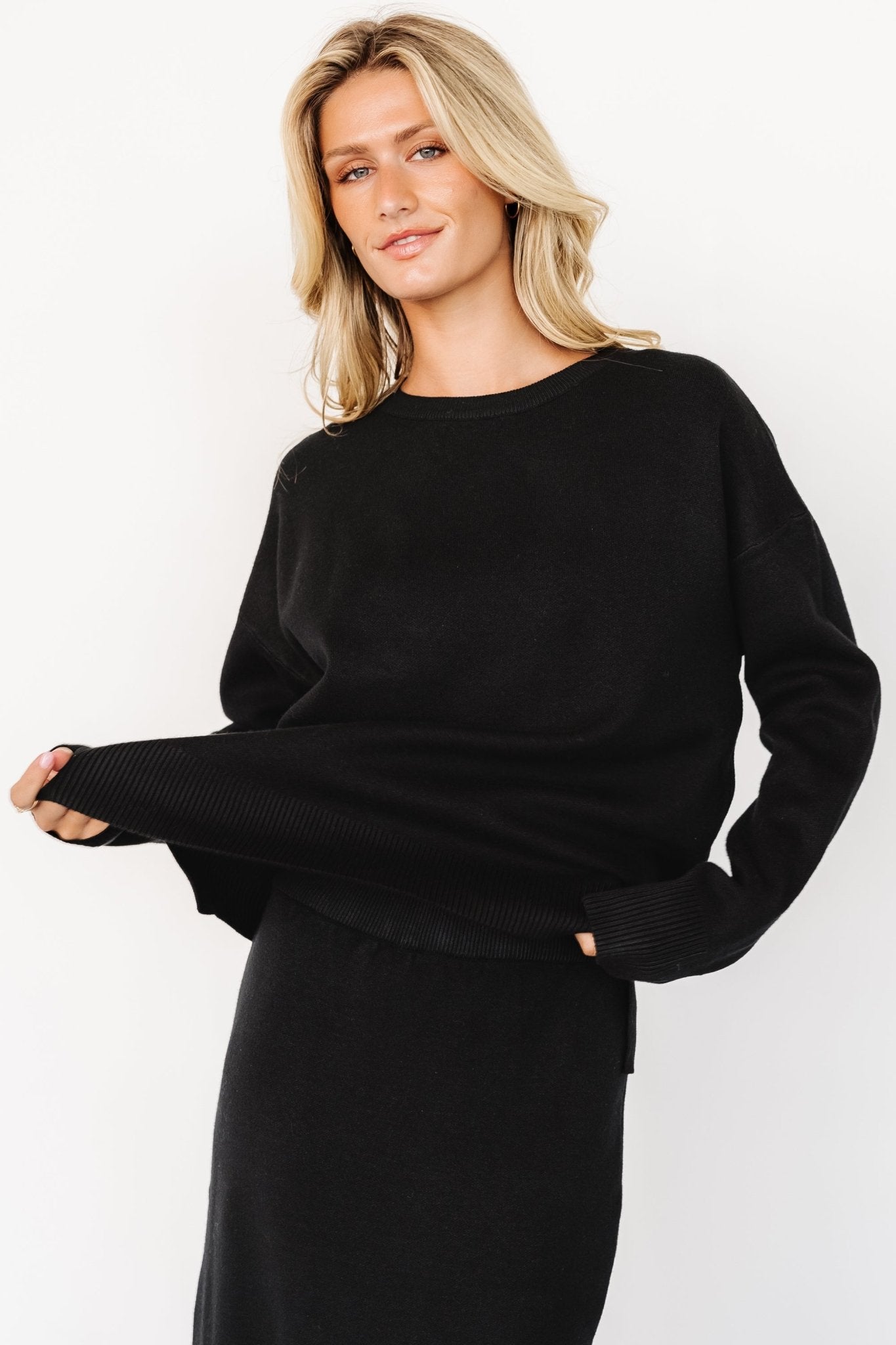 Laurent Sweater | Black Reliable