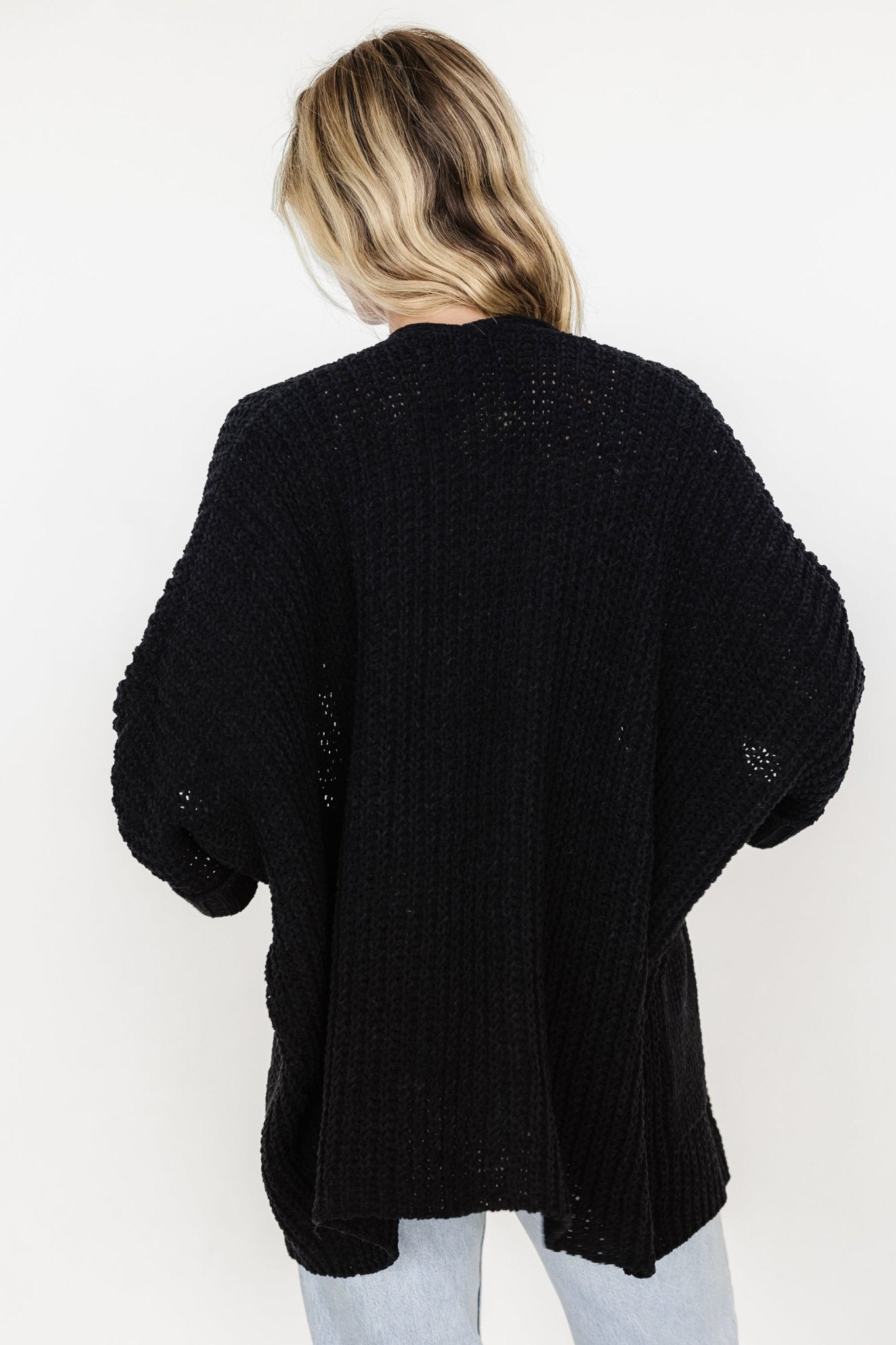 Cybele Oversized Cardigan | Black Free Shipping Finishline