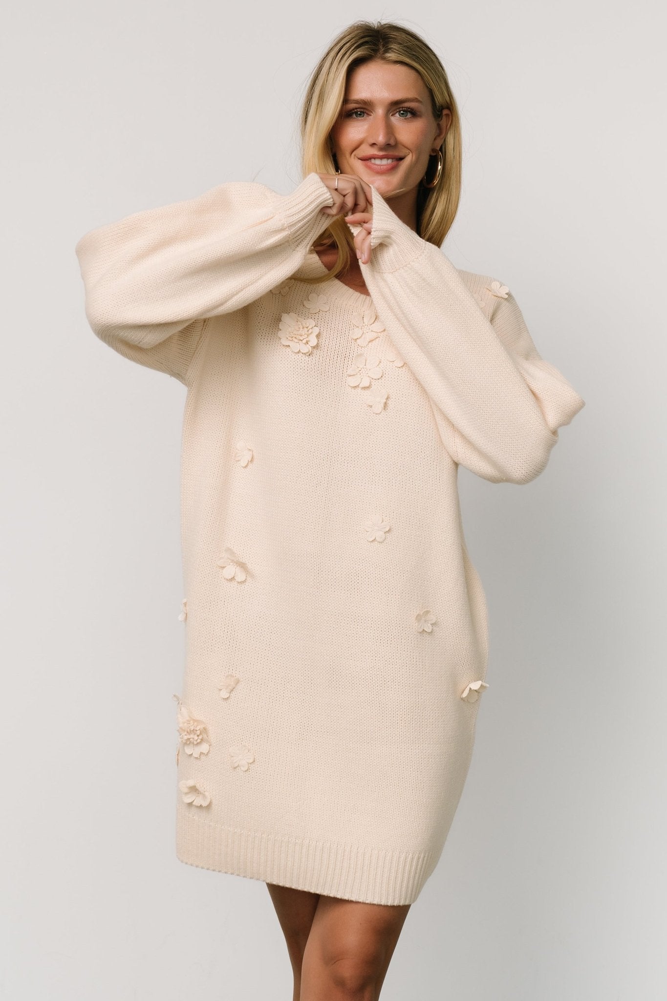 Margaux Sweater Dress | Cream Cheap Usa Stockist