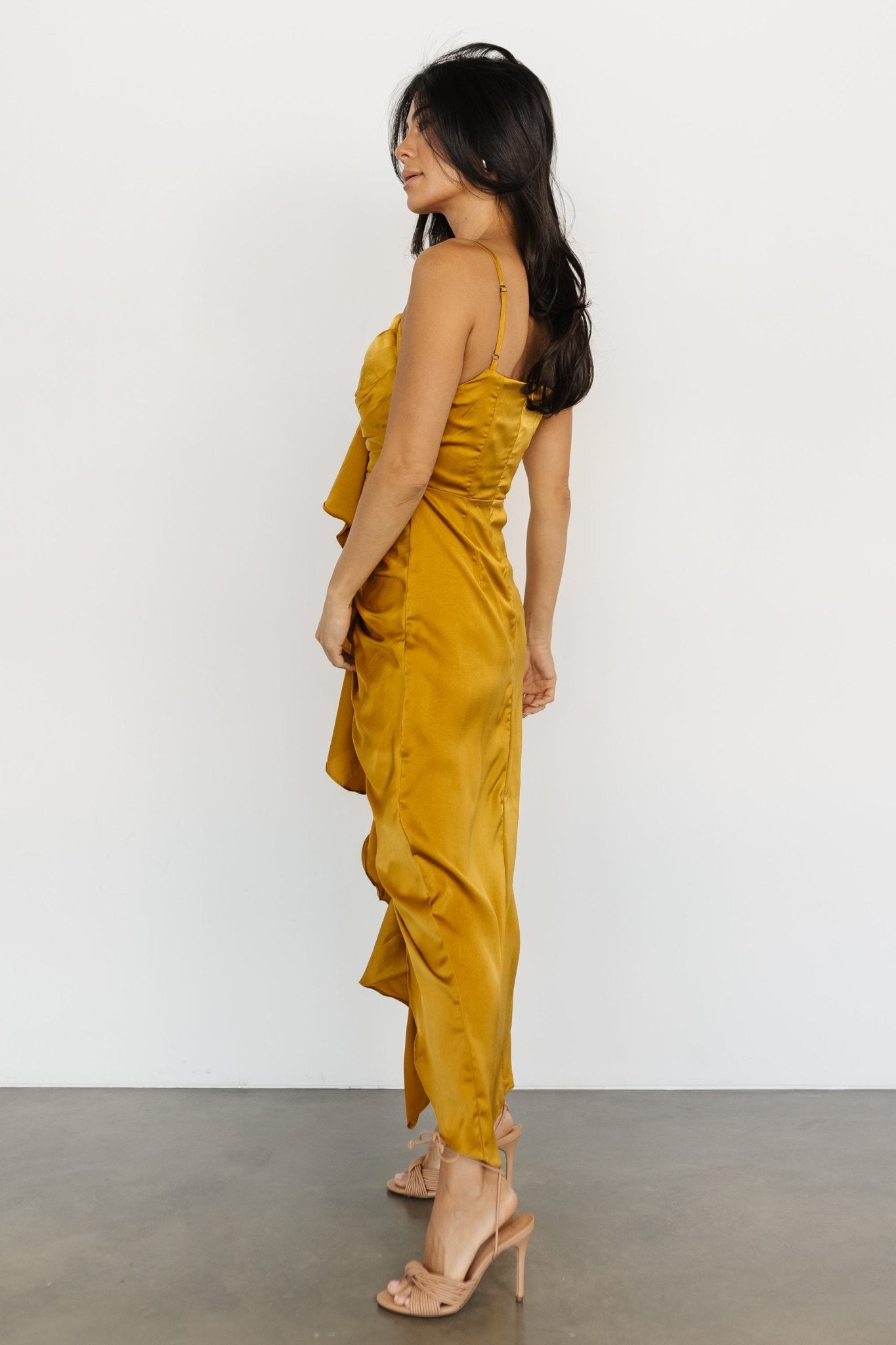 Thessaly Maxi Dress | Brushed Gold Buy Cheap Pices