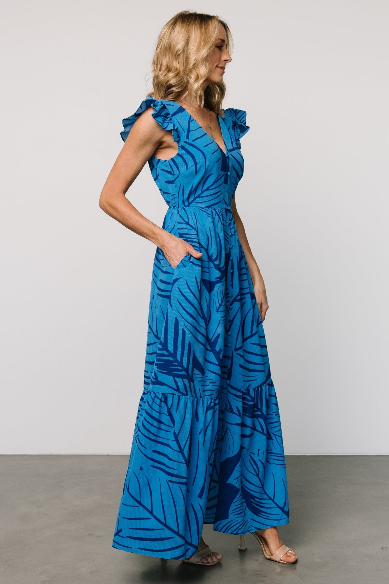 Kaia Button Maxi Dress | Blue Print Very Cheap Sale Online