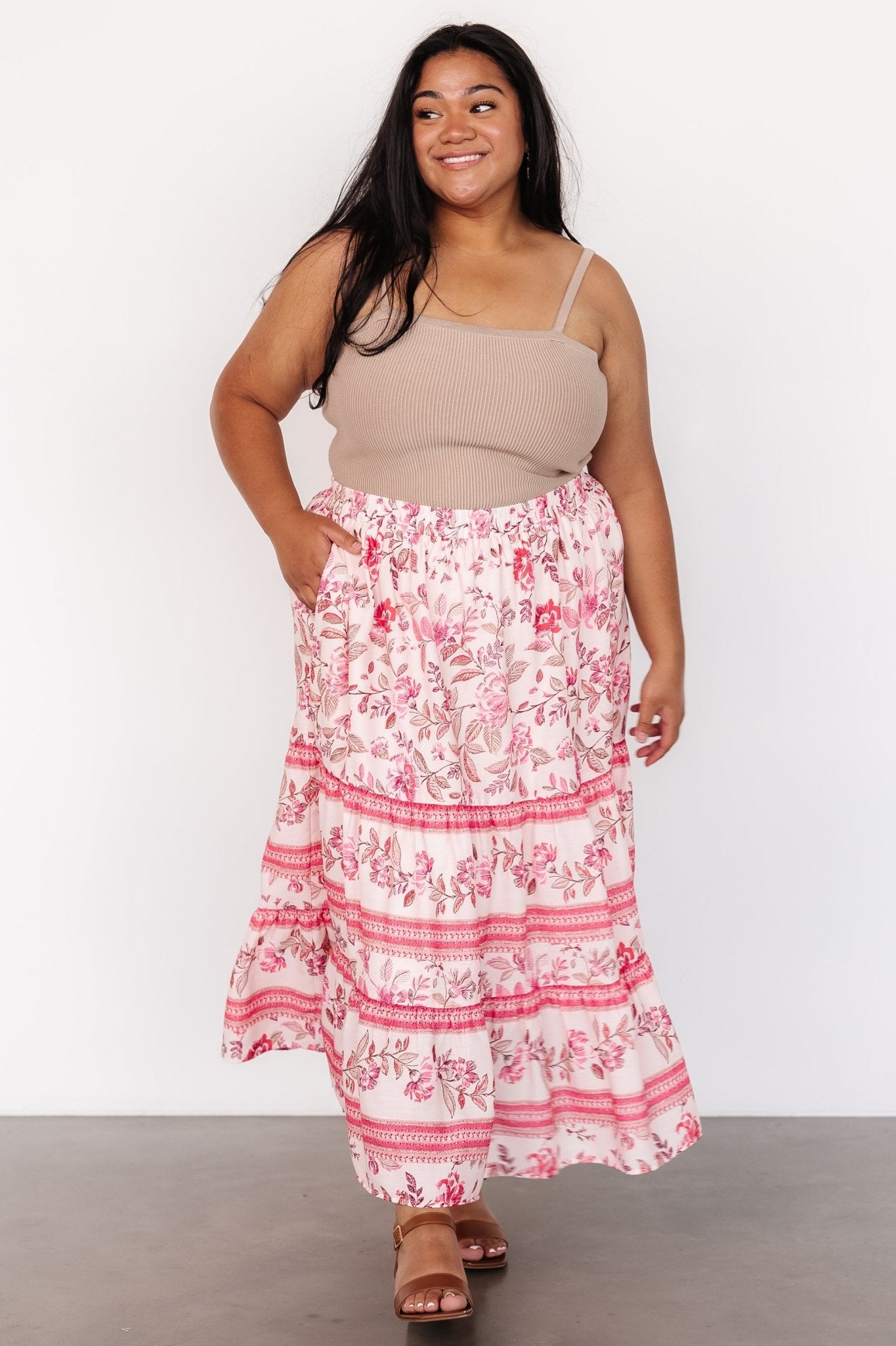 Meg Skirt | Blush Multi Cheap Get To Buy