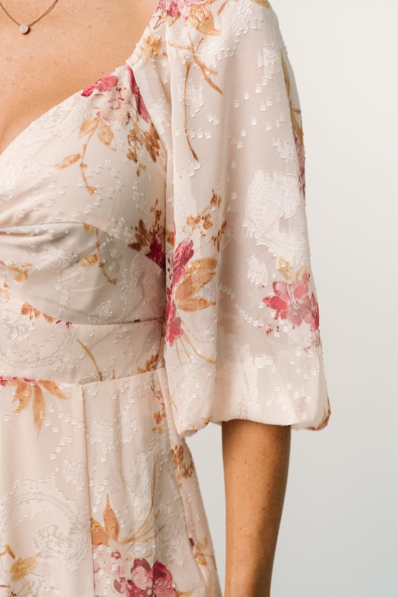 Estefania Maxi Dress | Blush + Pink Floral Outlet Classic