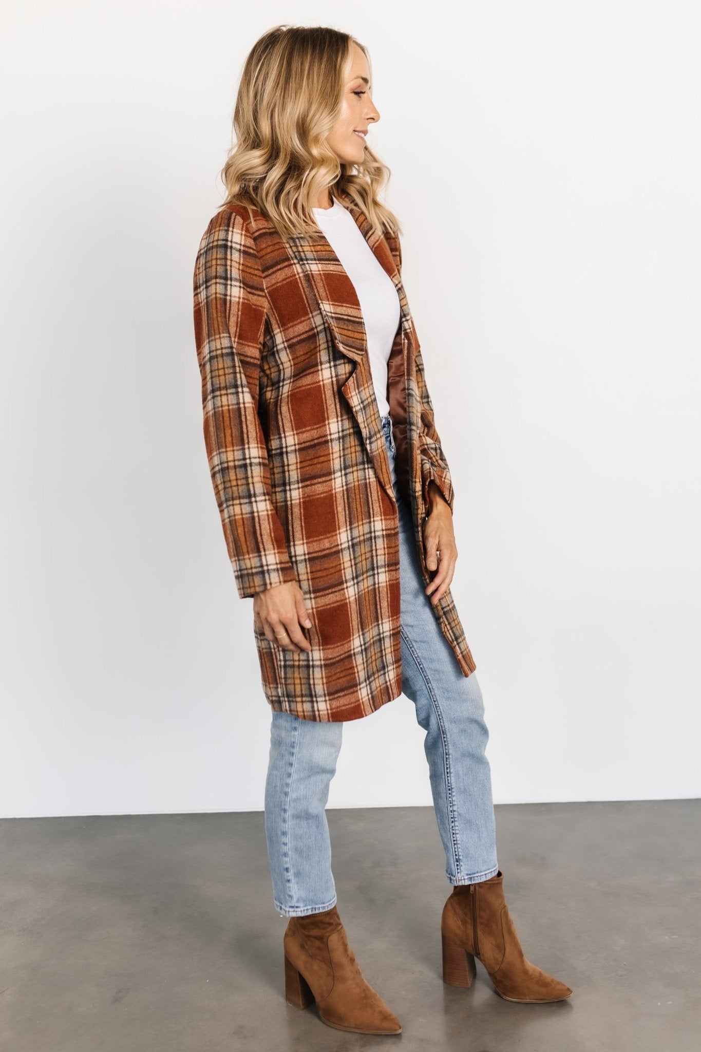 Tetonia Plaid Shacket | Copper Multi Authentic