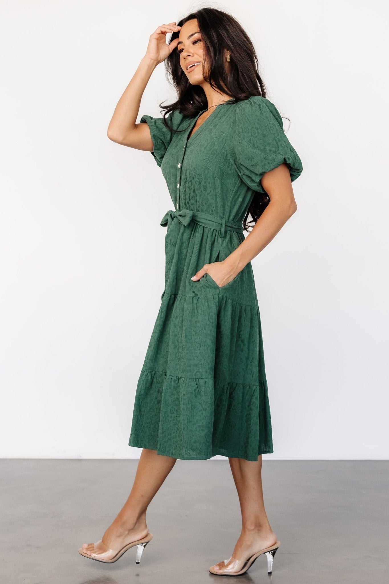 Philippa Midi Dress | Green Discount Exclusive