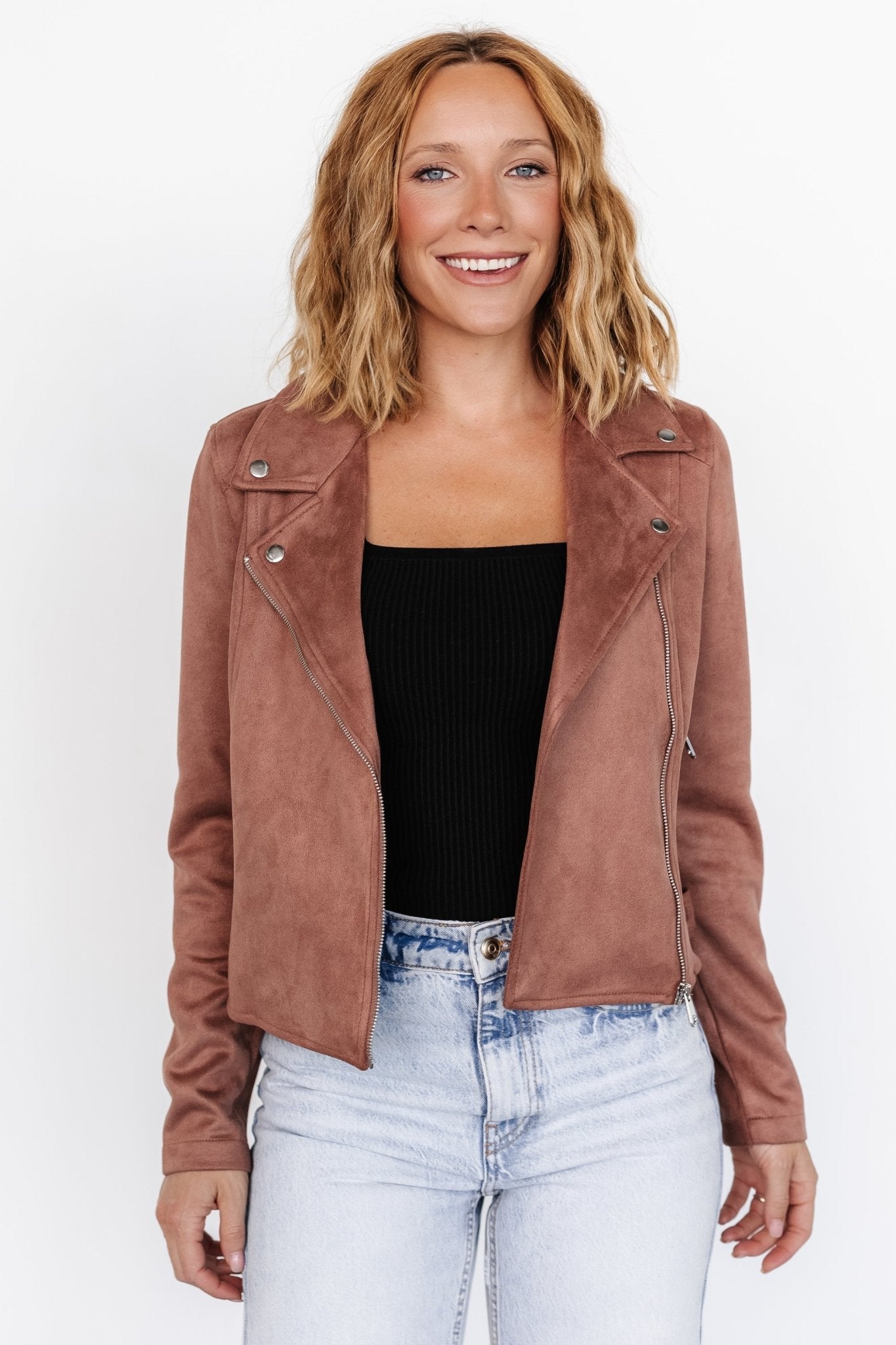 Marisa Faux Suede Jacket | Dusty Clove Best Sale Cheap Online