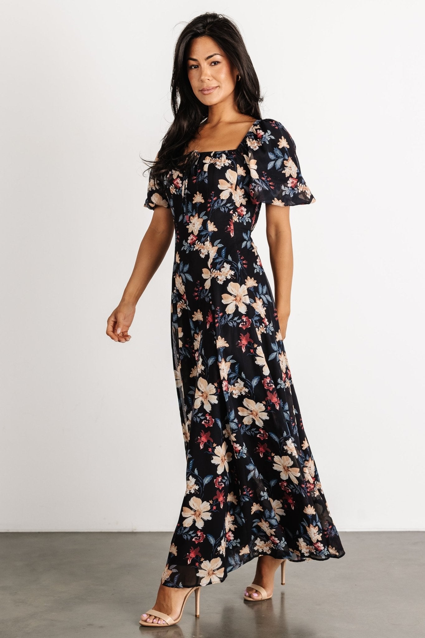 Raelynn Maxi Dress | Black Floral Sale Low Cost