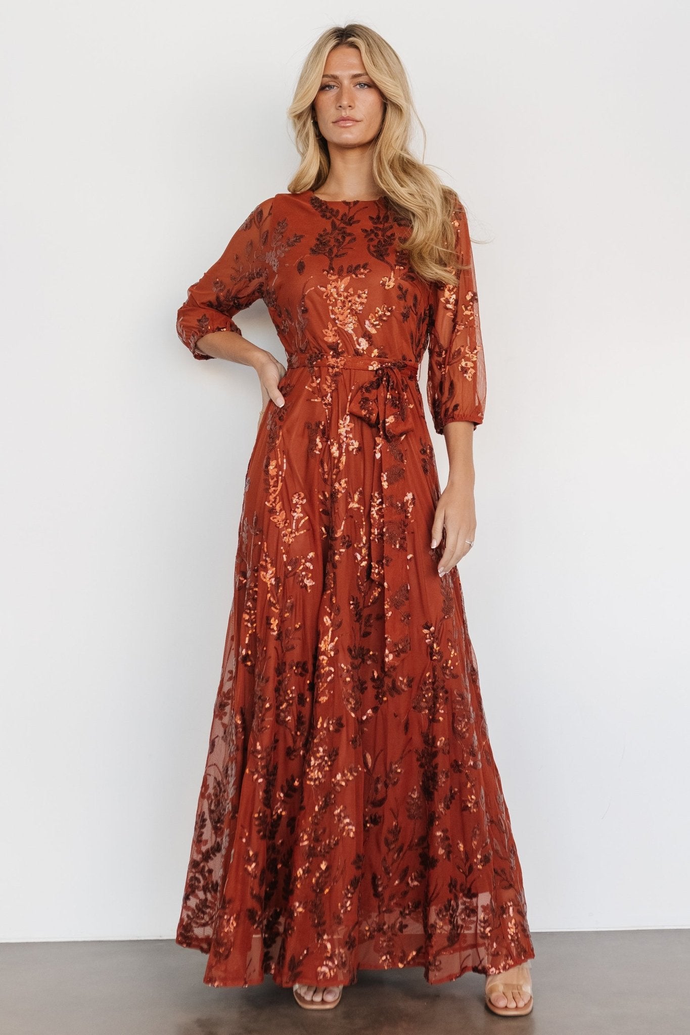 Destiny Sequin Maxi Dress | Cinnamon Big Discount Cheap Pice