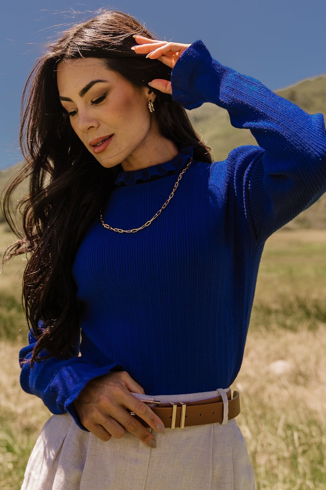 Olympia Sweater Top | Cobalt Supply Online