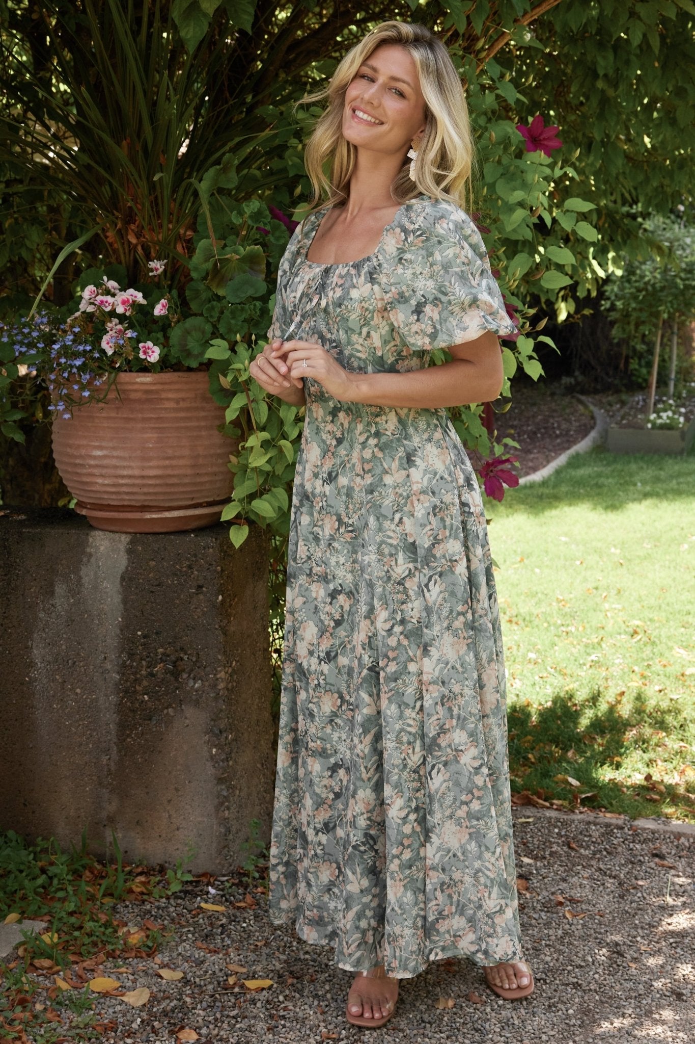 Raelynn Maxi Dress | Sage Floral Cheapest Pice Cheap Online