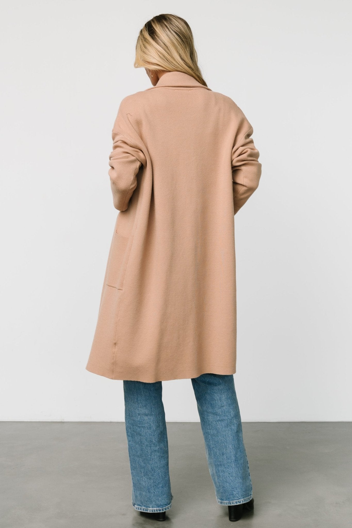 Roland Long Jacket | Light Camel Sale Visa Payment