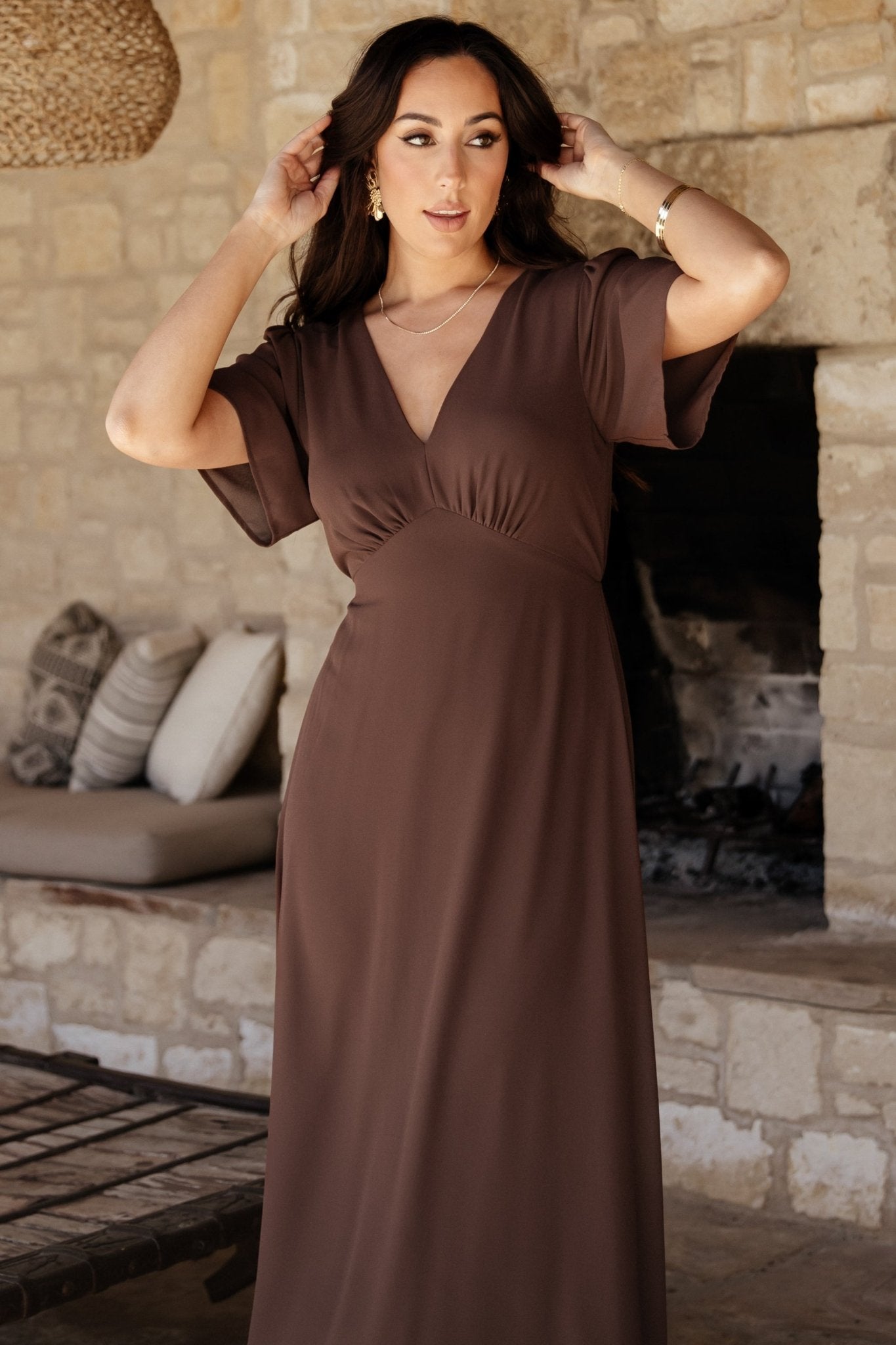 Esti Maxi Dress | Espresso Cheap Sale Free Shipping