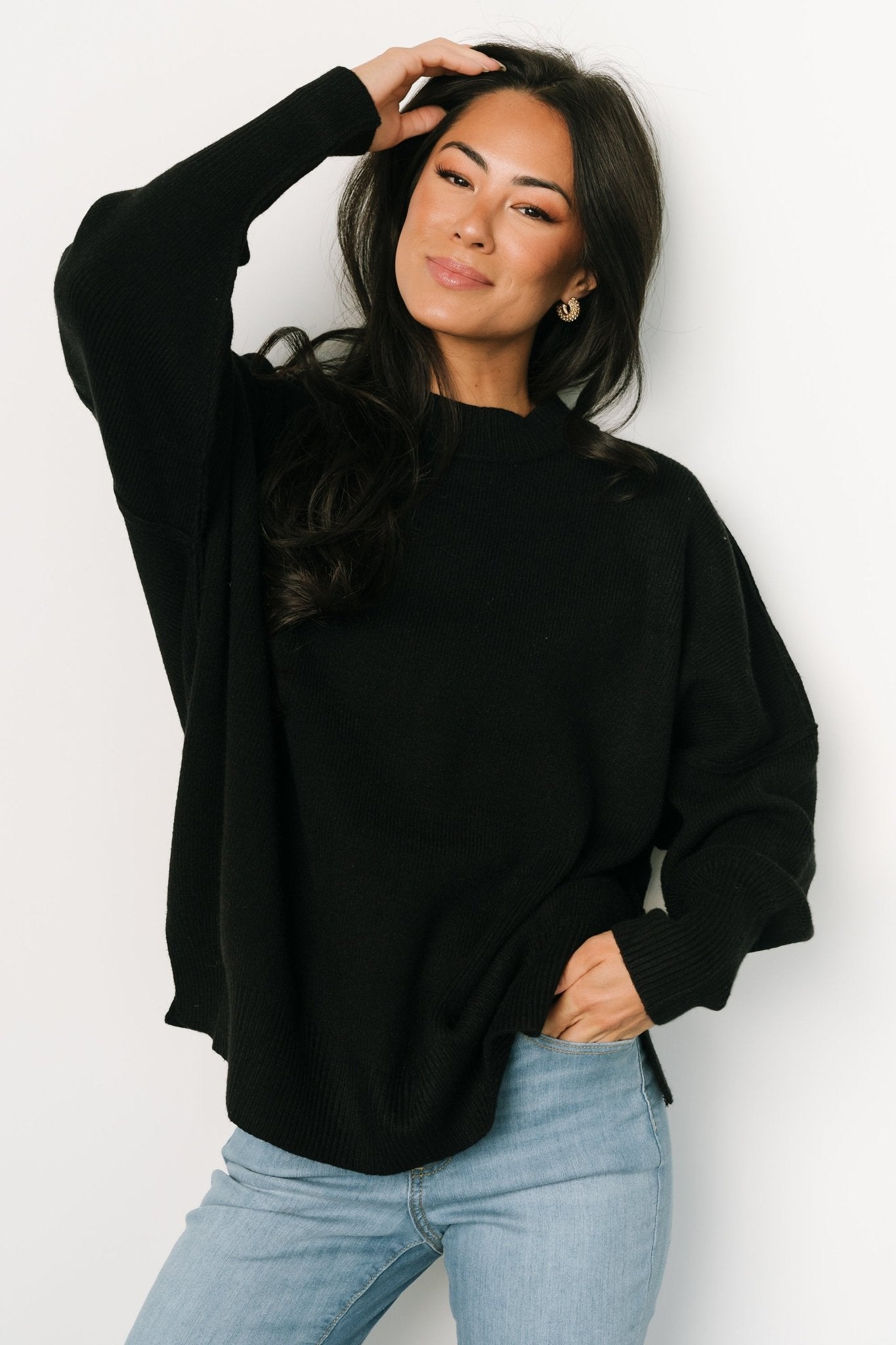 Jeremiah Knit Sweater | Black Cheap Get To Buy