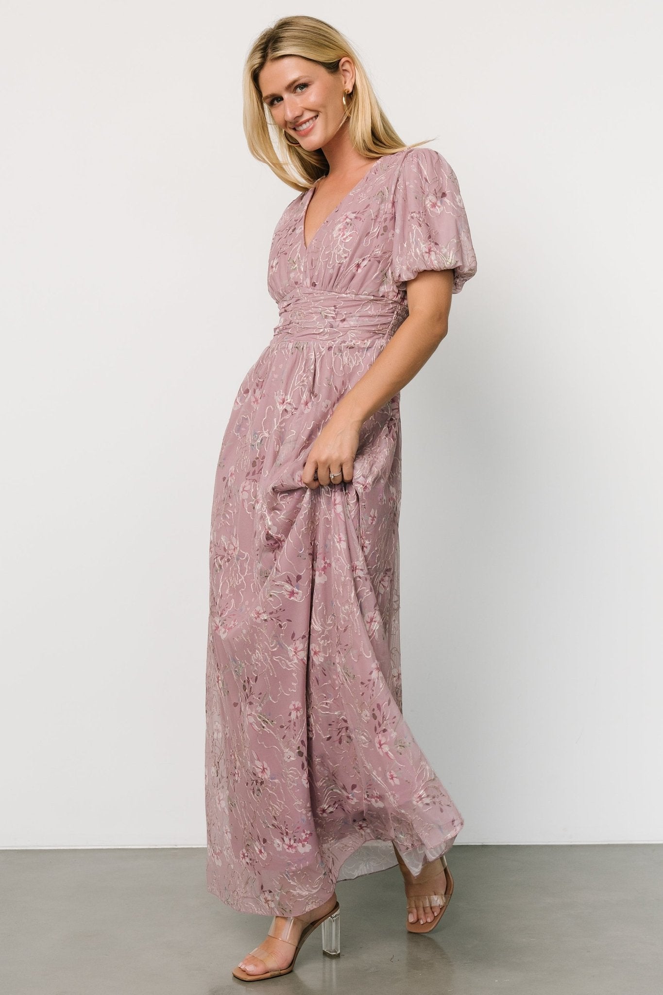 Ardley Maxi Dress | Vintage Plum Floral Pick A Best