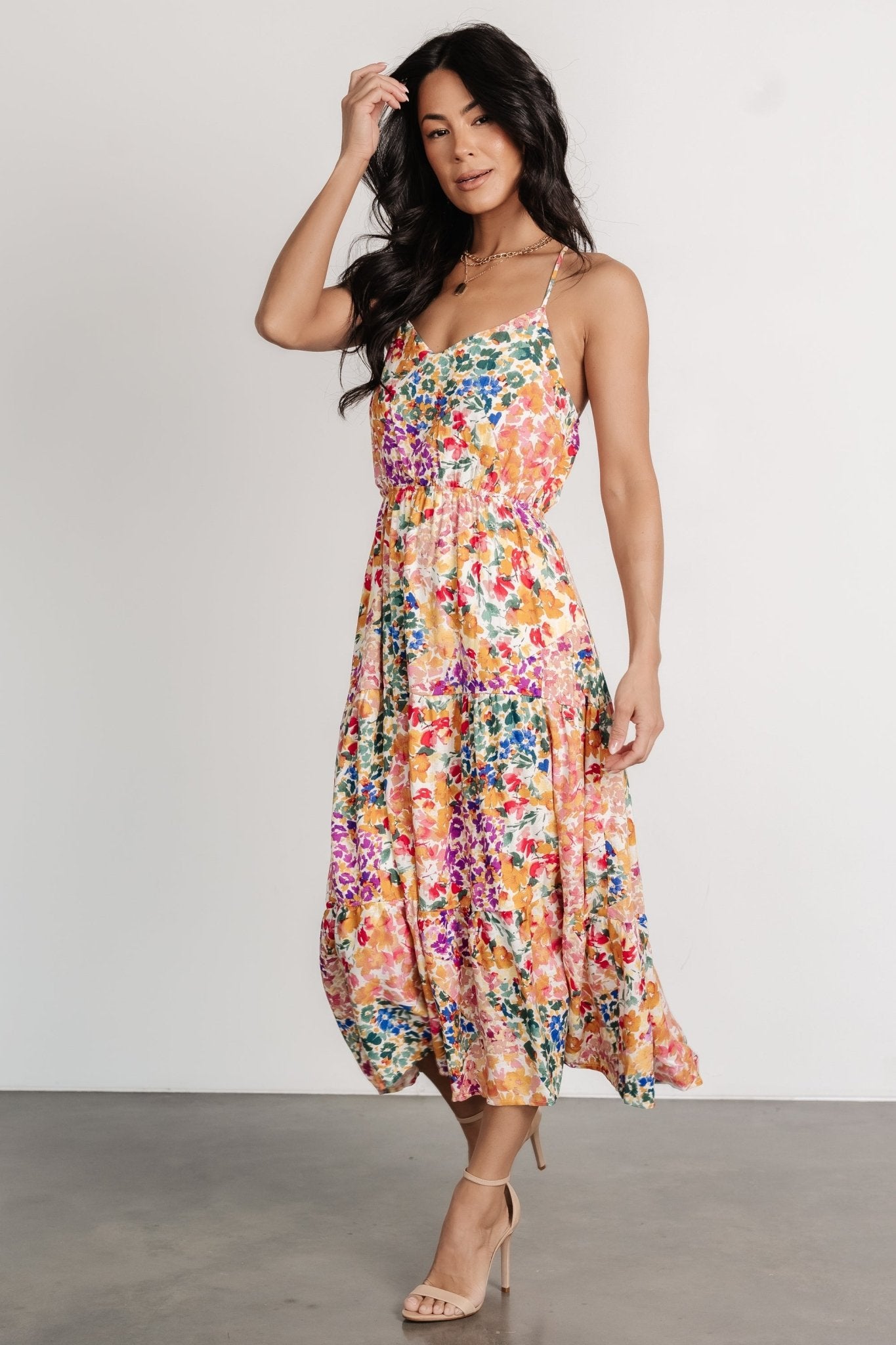 Coronado Midi Dress | Multi Floral Outlet Cheap Quality