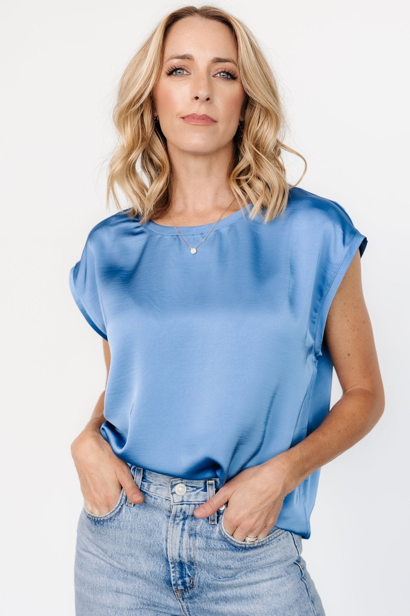 Adina Top | Winter Blue Outlet 2025