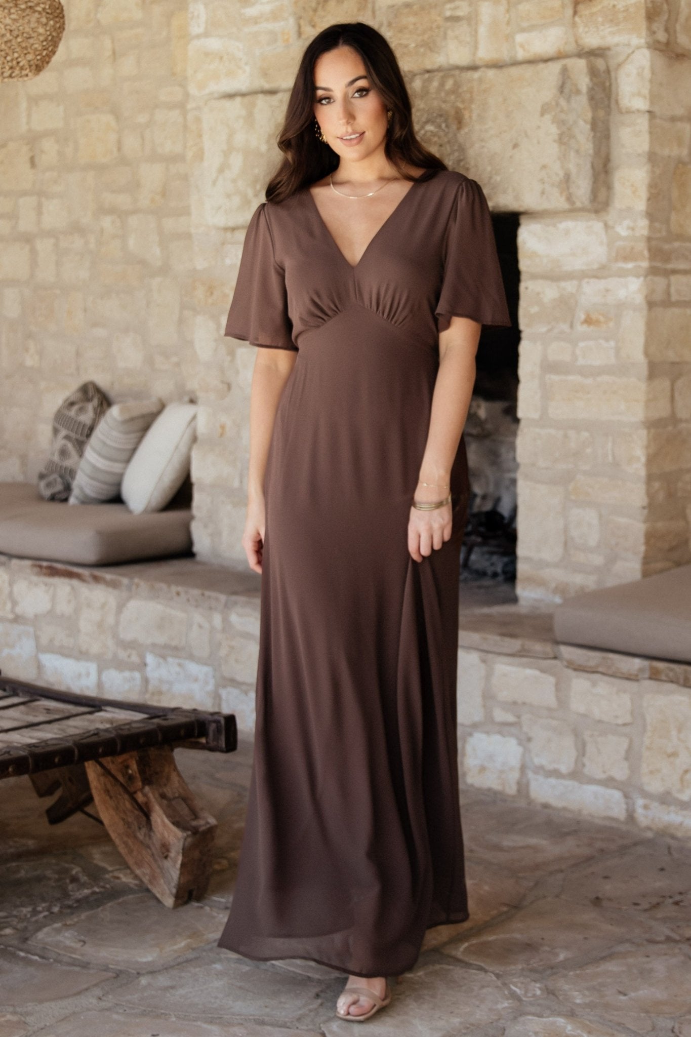 Esti Maxi Dress | Espresso Cheap Sale Free Shipping