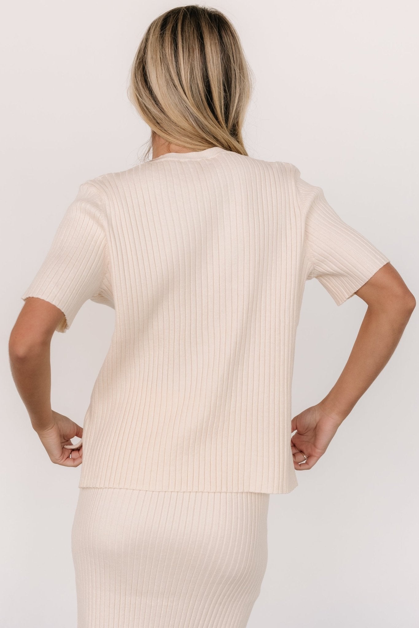 Stormi Ribbed Sweater Top | Cream Free Shipping Looking For