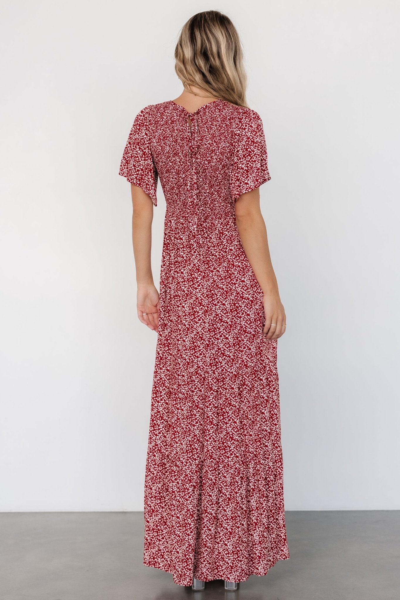 Eliza Maxi Dress | Rust Print For Sale Sale Online