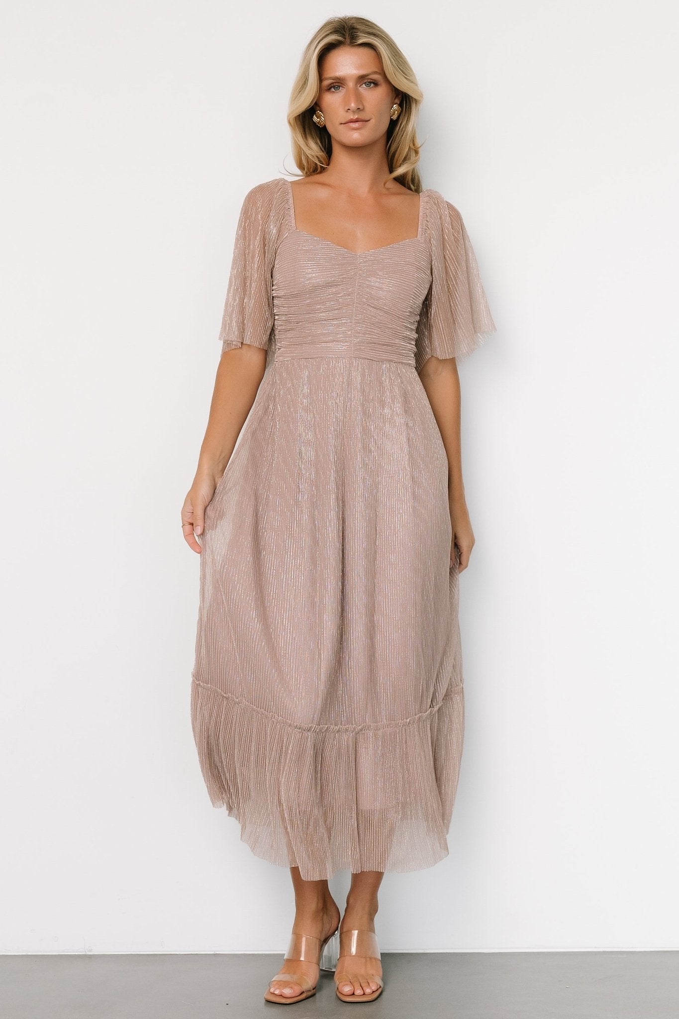 Elea Shimmer Dress | Vintage Rose Clearance Shop