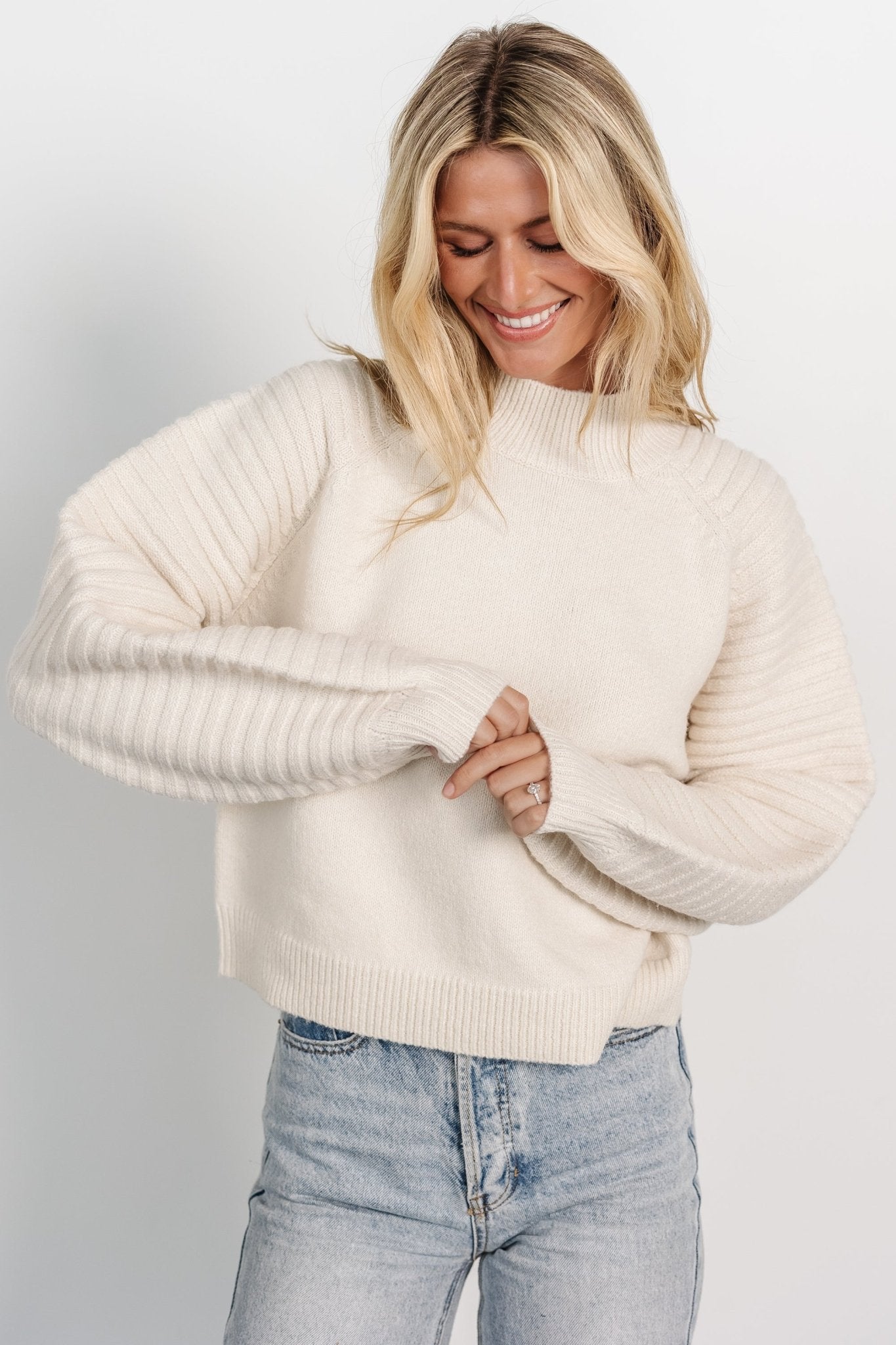 Whitley Sweater | Cream Discount Explore