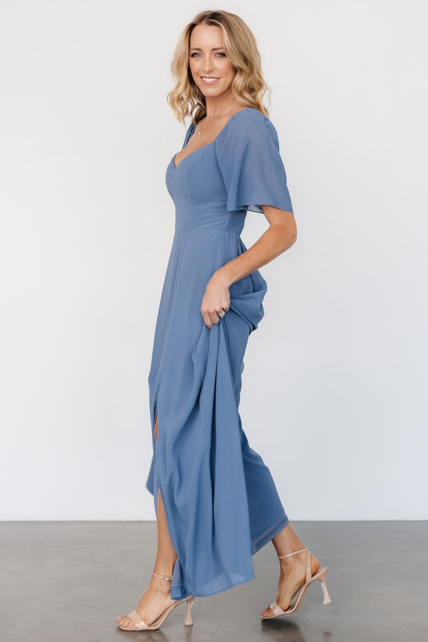 Sierra Sweetheart Maxi Dress | Whisper Blue Buy Cheap 100% Guaranteed