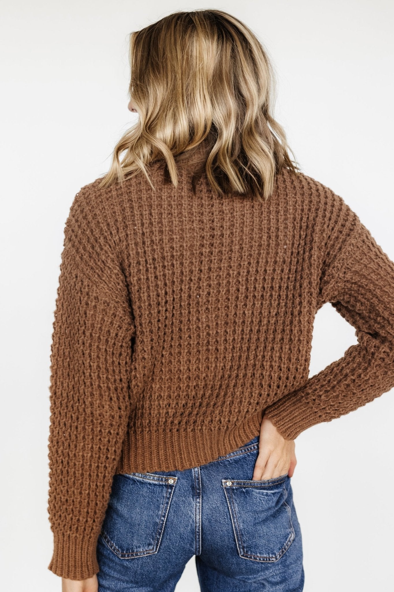 Syracuse Chunky Knit Sweater | Mocha Order Cheap Online