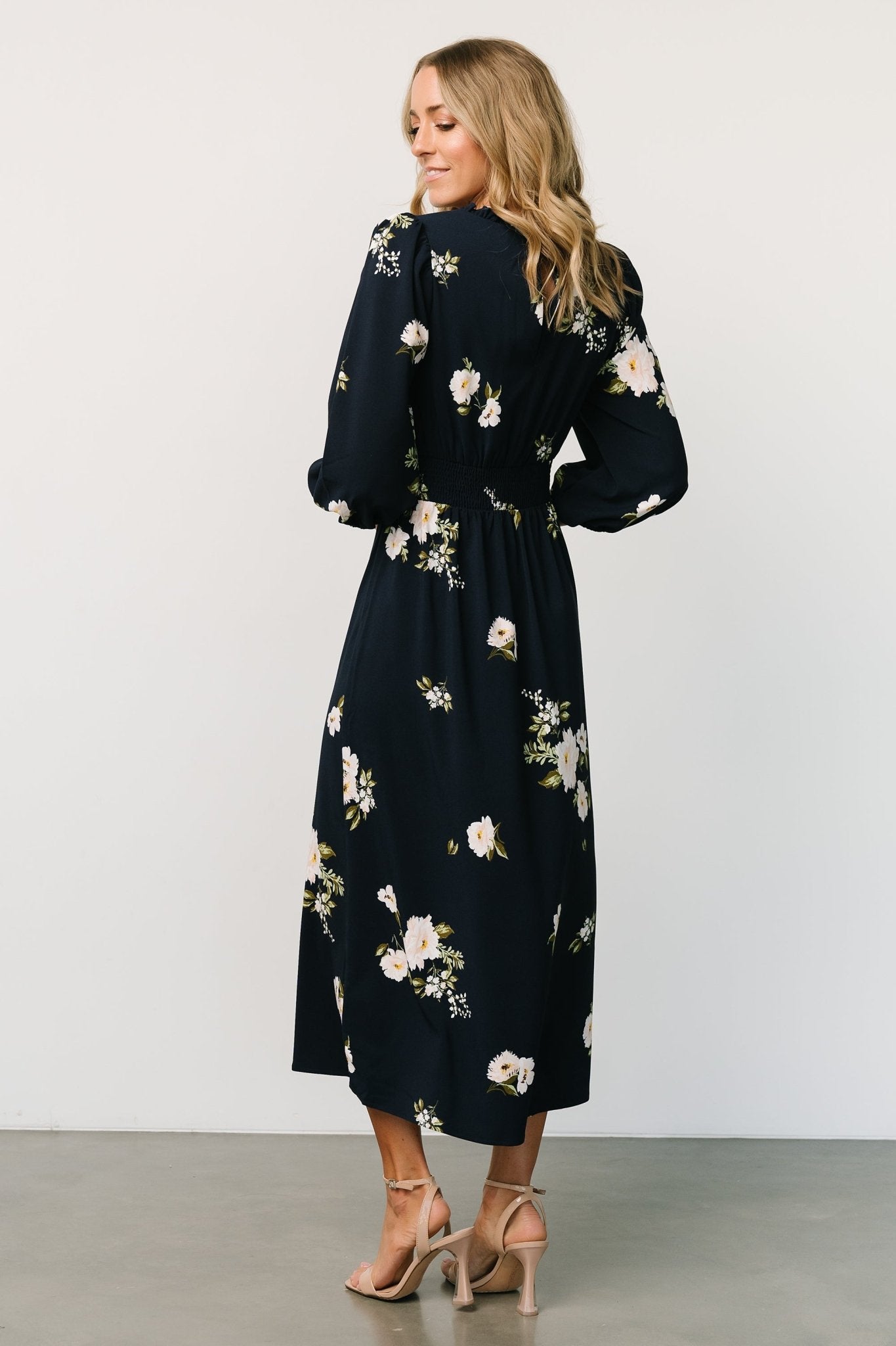 Karalie Maxi Dress | Navy Floral Outlet Locations