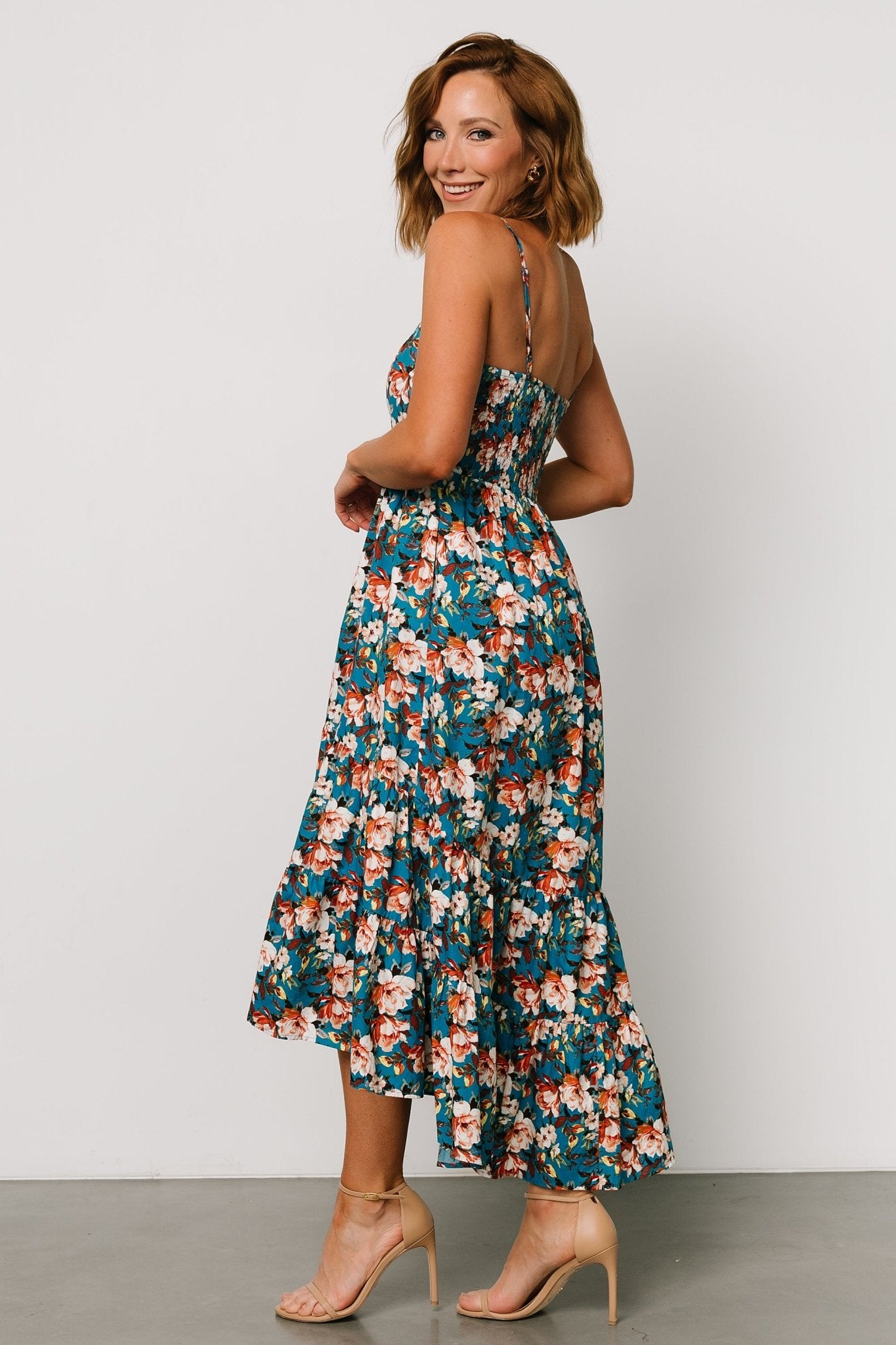 Shari Tank Maxi Dress | Deep Blue Floral Cheap Best Seller