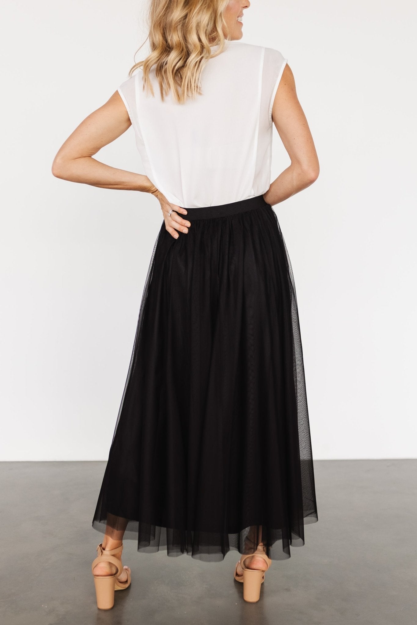 Mila Tulle Skirt | Black Free Shipping Pices