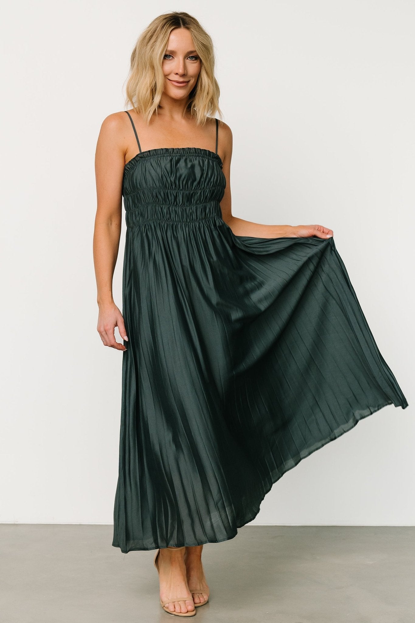 Hattie Maxi Dress | Dark Jade Buy Cheap Low Shipping Fee