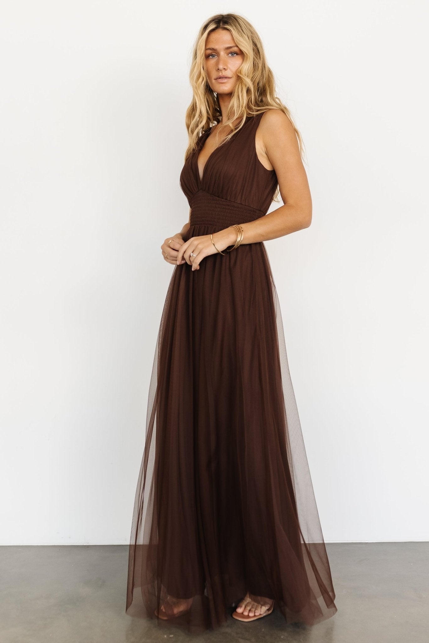 Kamila Tulle Maxi Dress | Espresso Outlet Locations Cheap Online