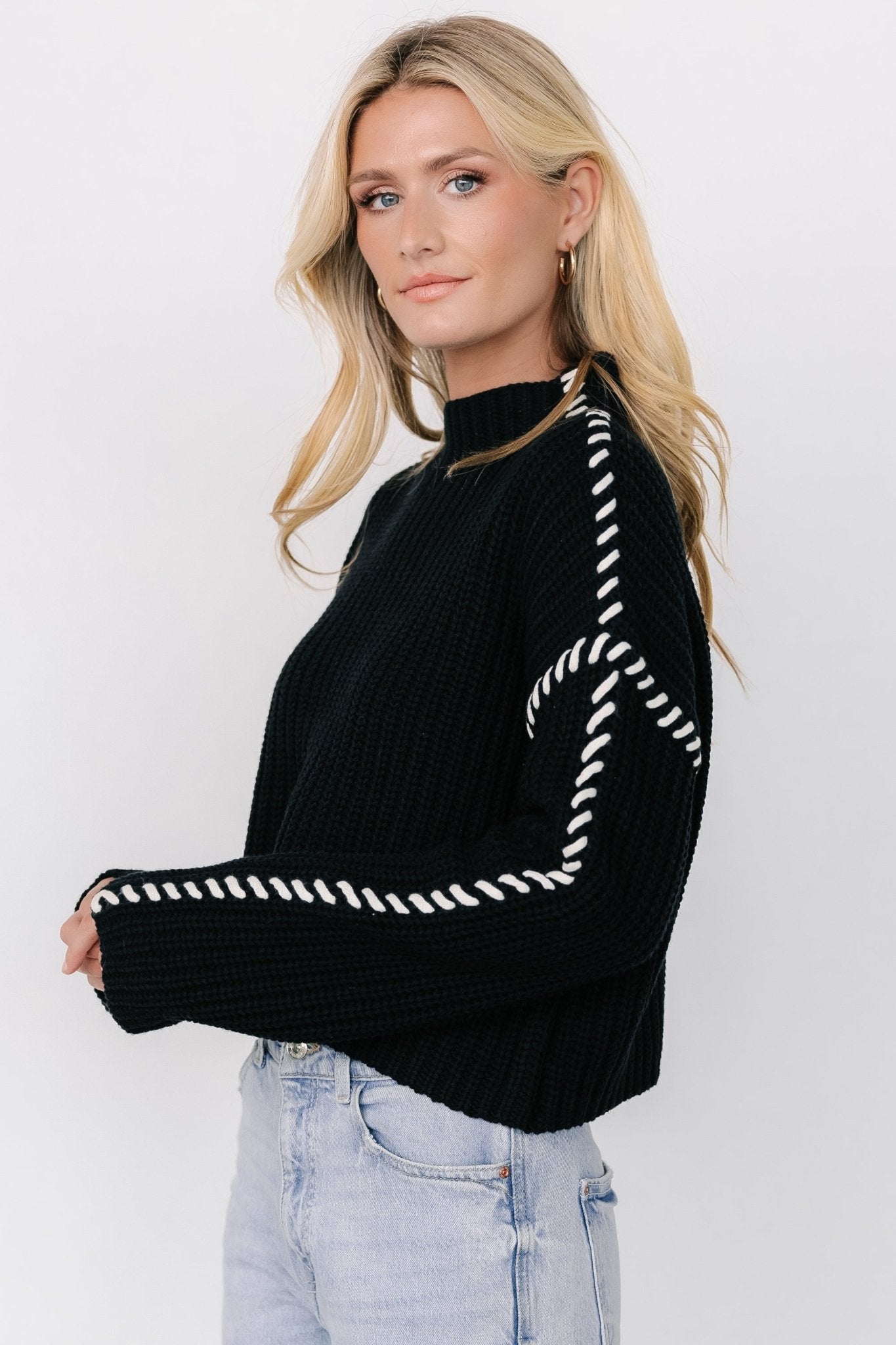 Madden Knit Sweater | Black Sale Outlet Locations