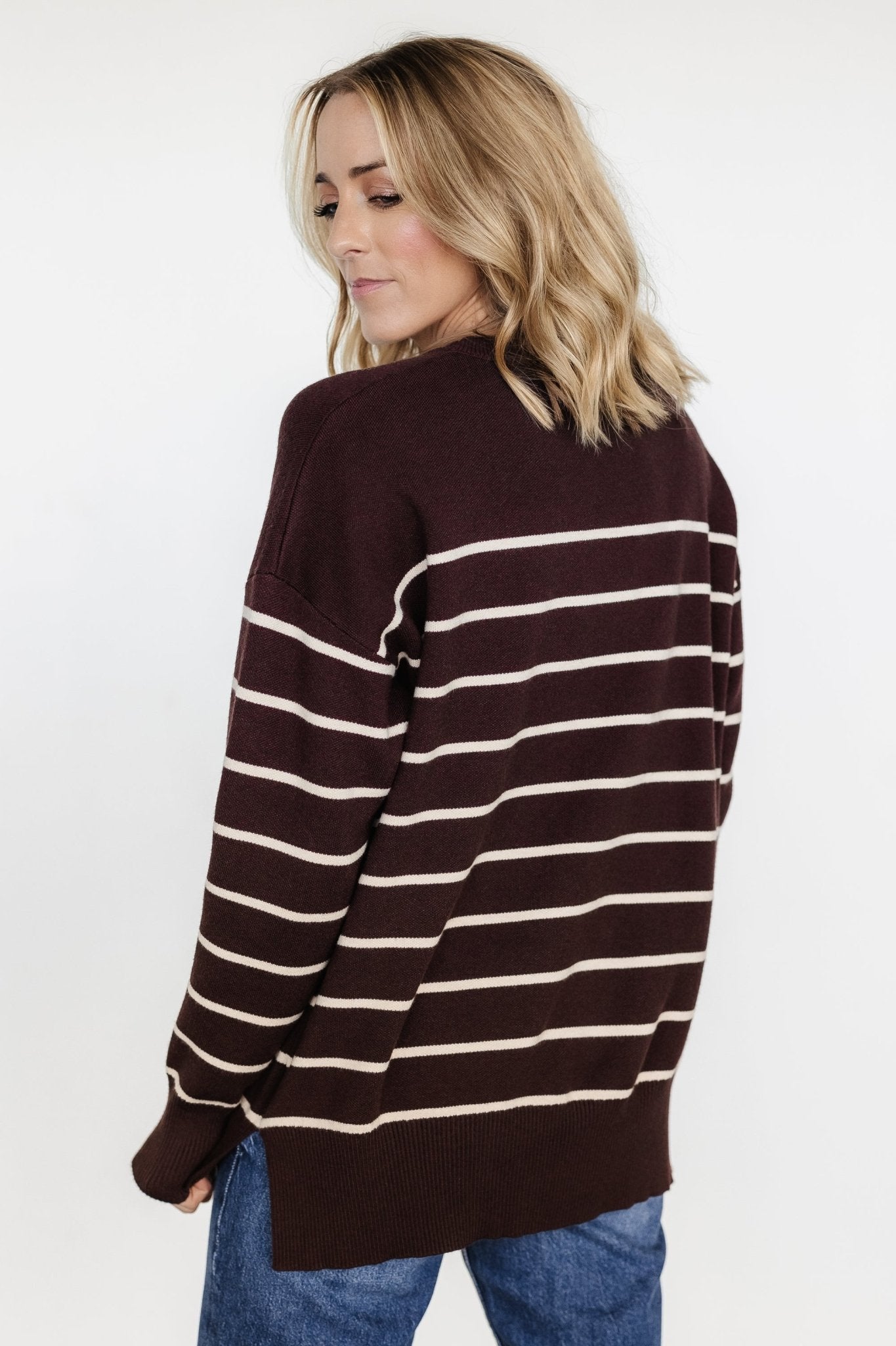 Colmar Striped Sweater | Clove + Cream Pick A Best Cheap Pice