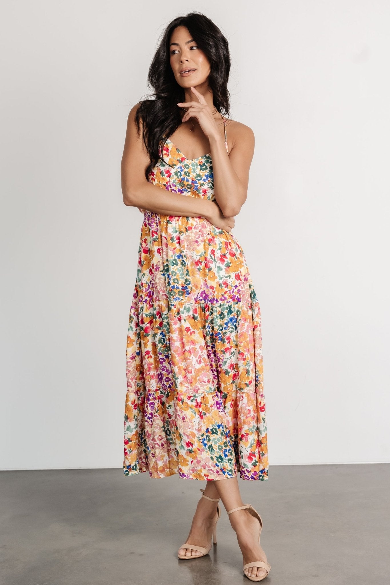 Coronado Midi Dress | Multi Floral Outlet Cheap Quality