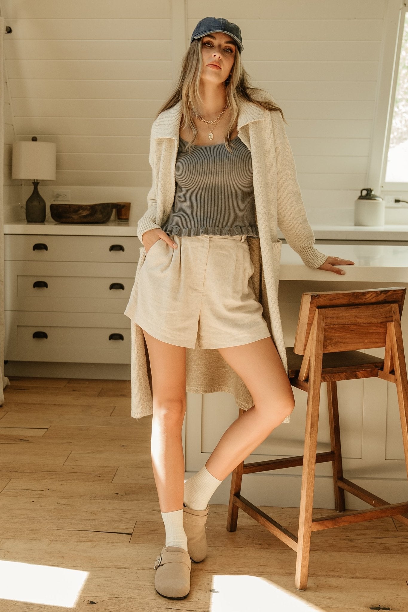 Ontario Long Button Cardigan | Oatmeal Cheap Sale Amazon