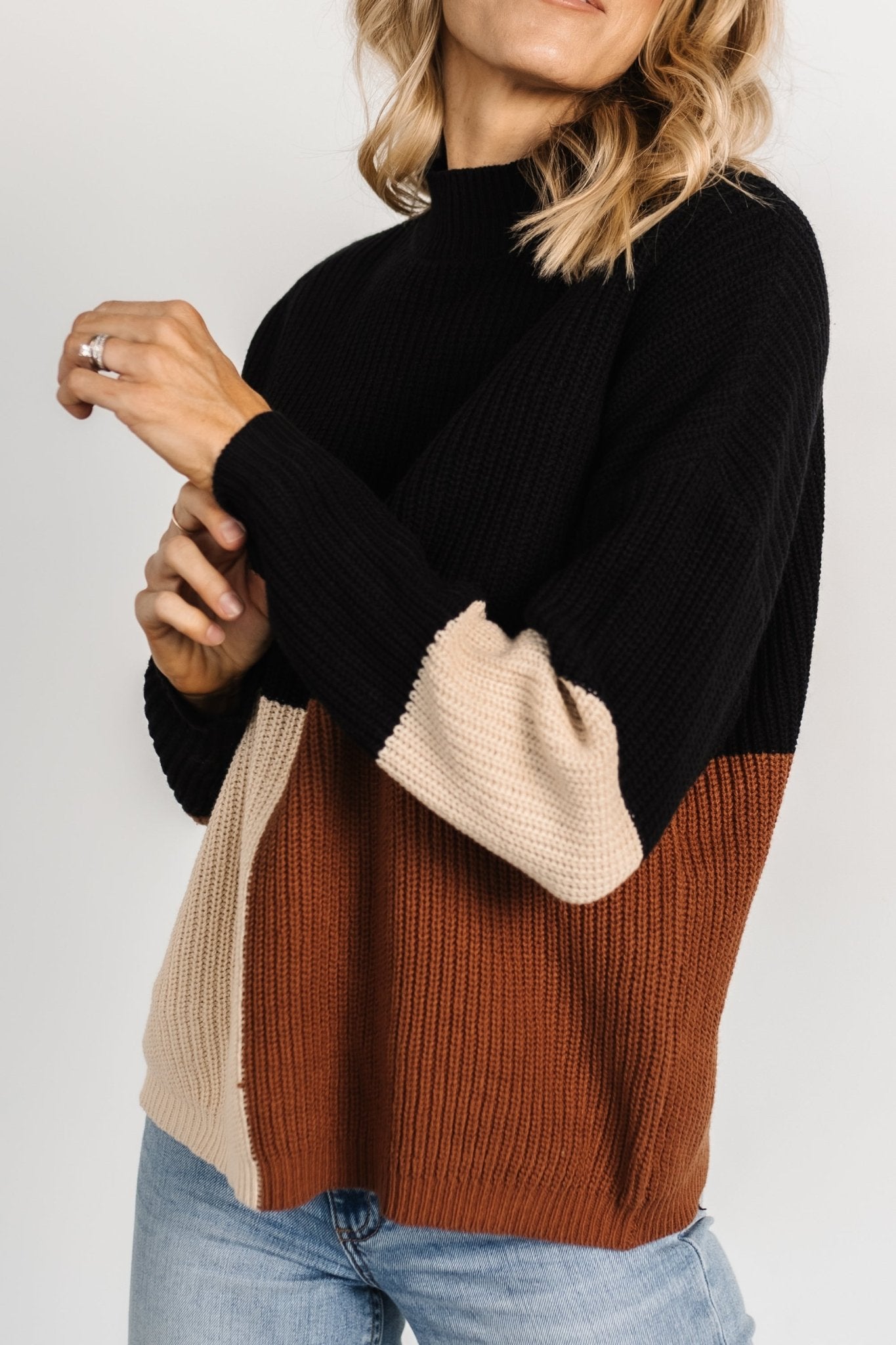 Dawson Knit Sweater | Black Multi Recommend Cheap Pice