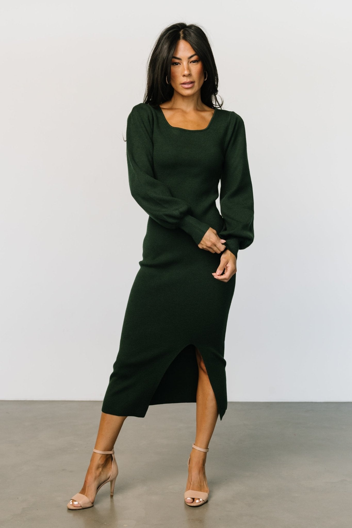 Kori Sweater Dress | Emerald Cheap Newest