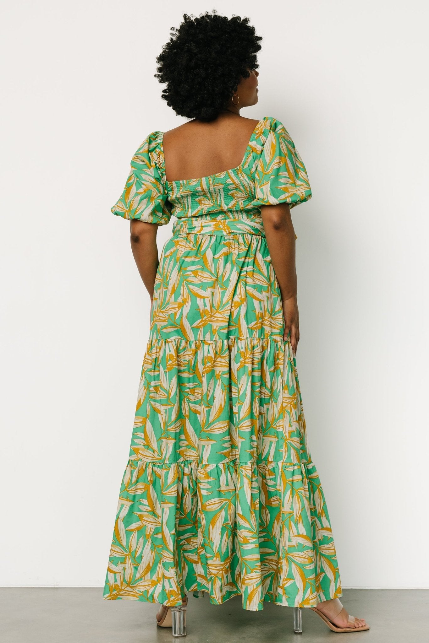 Forsythe Smocked Maxi Dress | Green Print Cheapest Pice For Sale