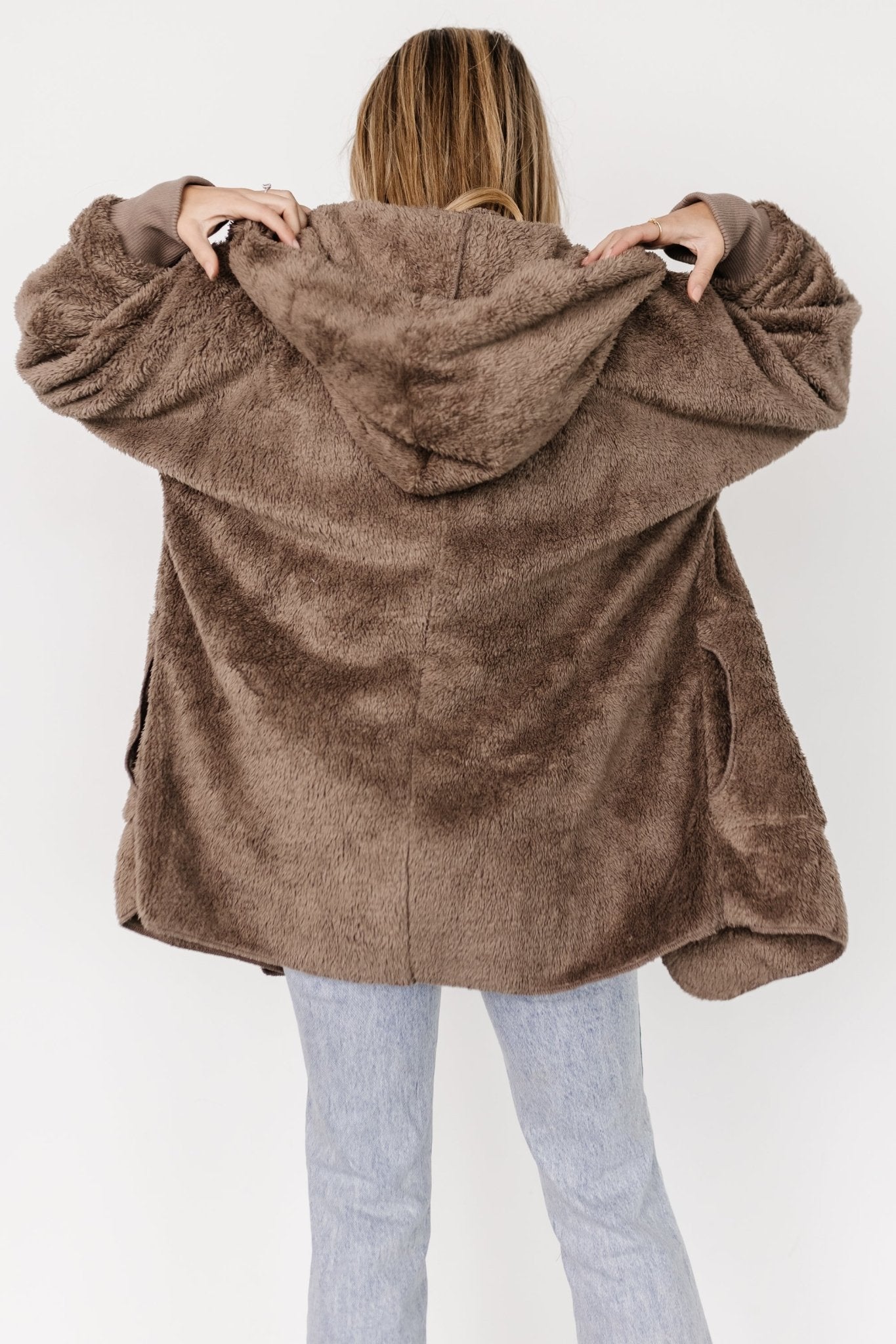 Melrose Teddy Jacket | Brown Outlet Excellent