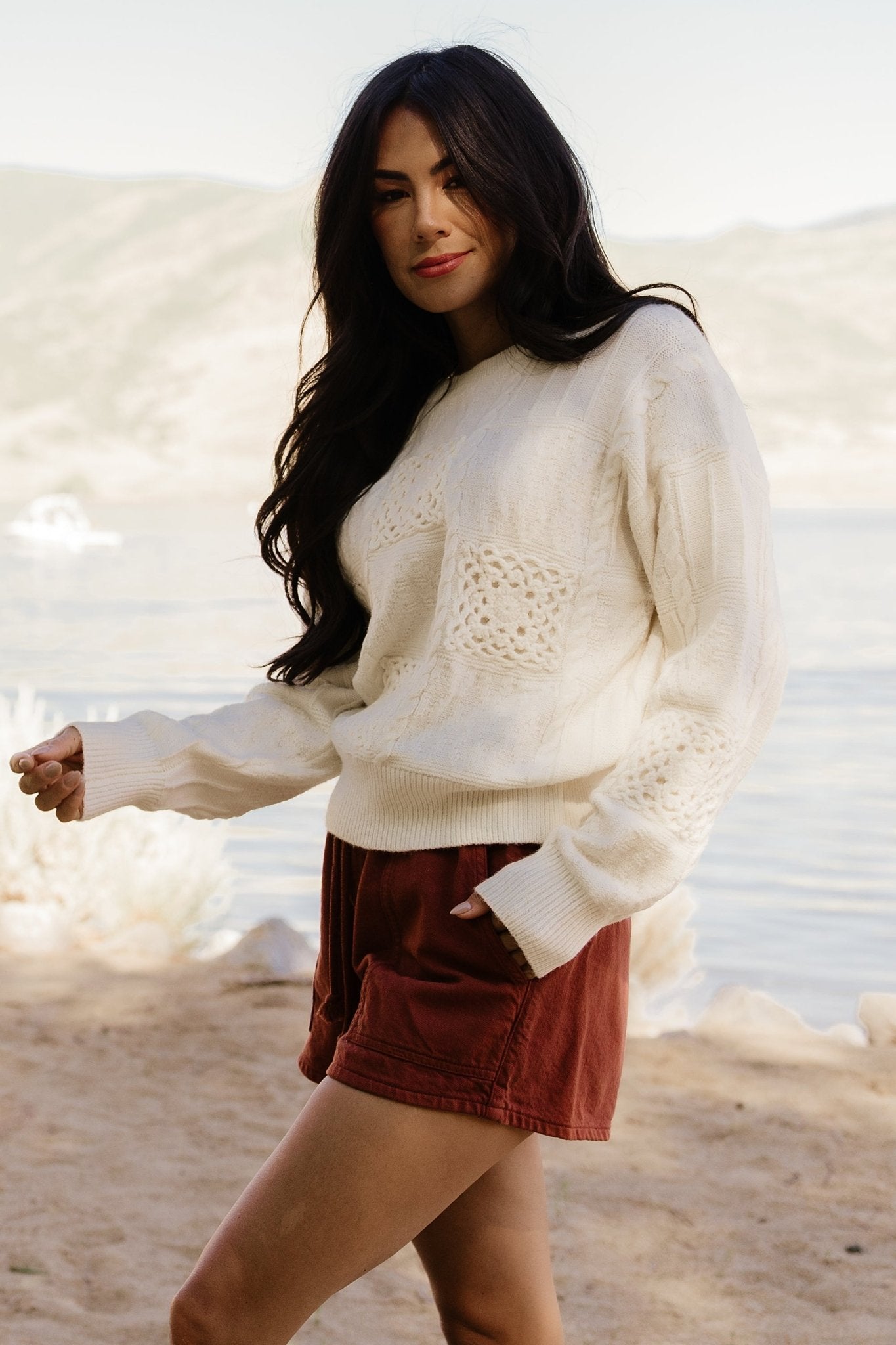 Meadow Knit Sweater | Cream Discount 2025