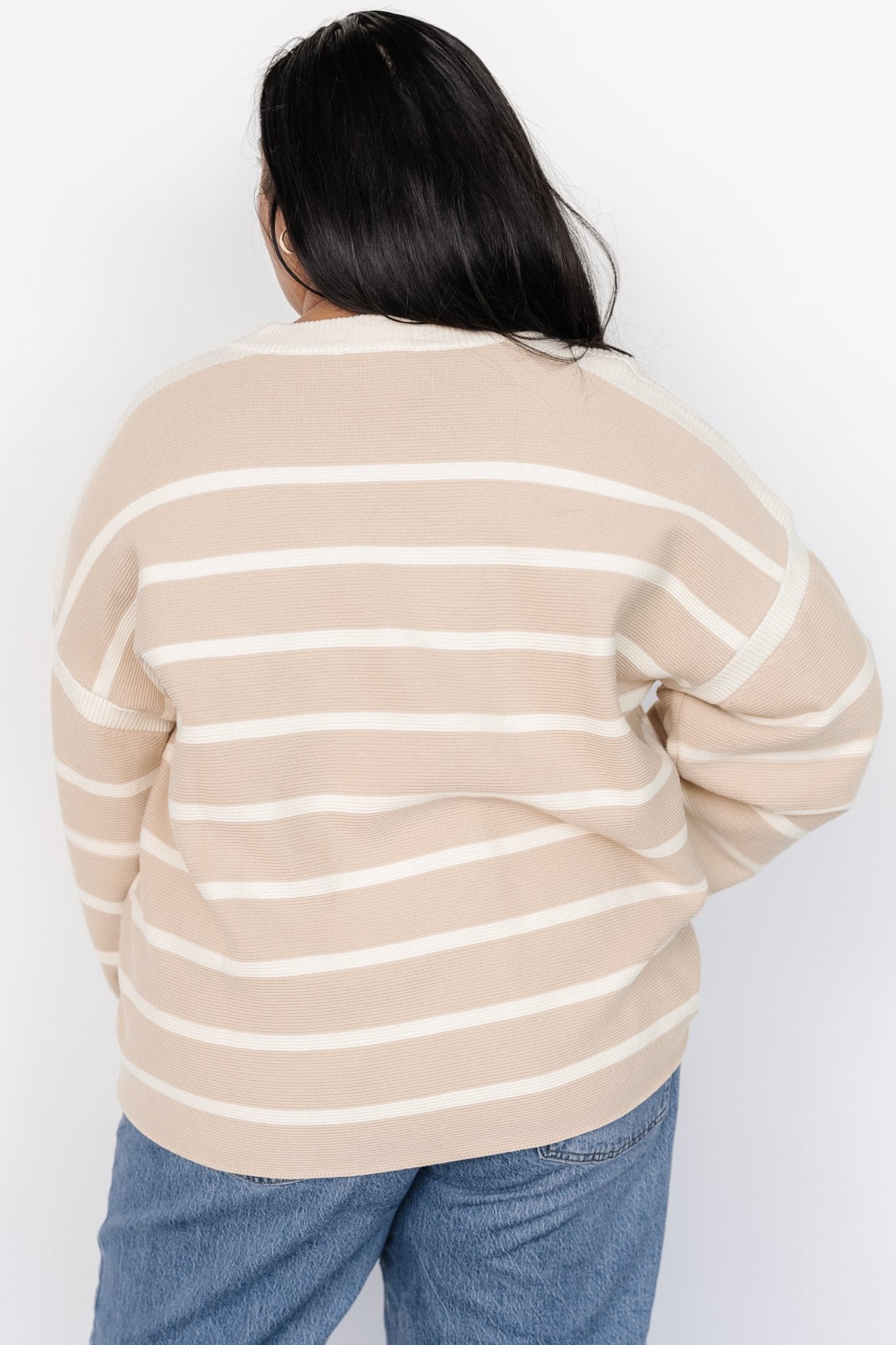 Conway Striped Sweater | Natural Buy Cheap Tumblr